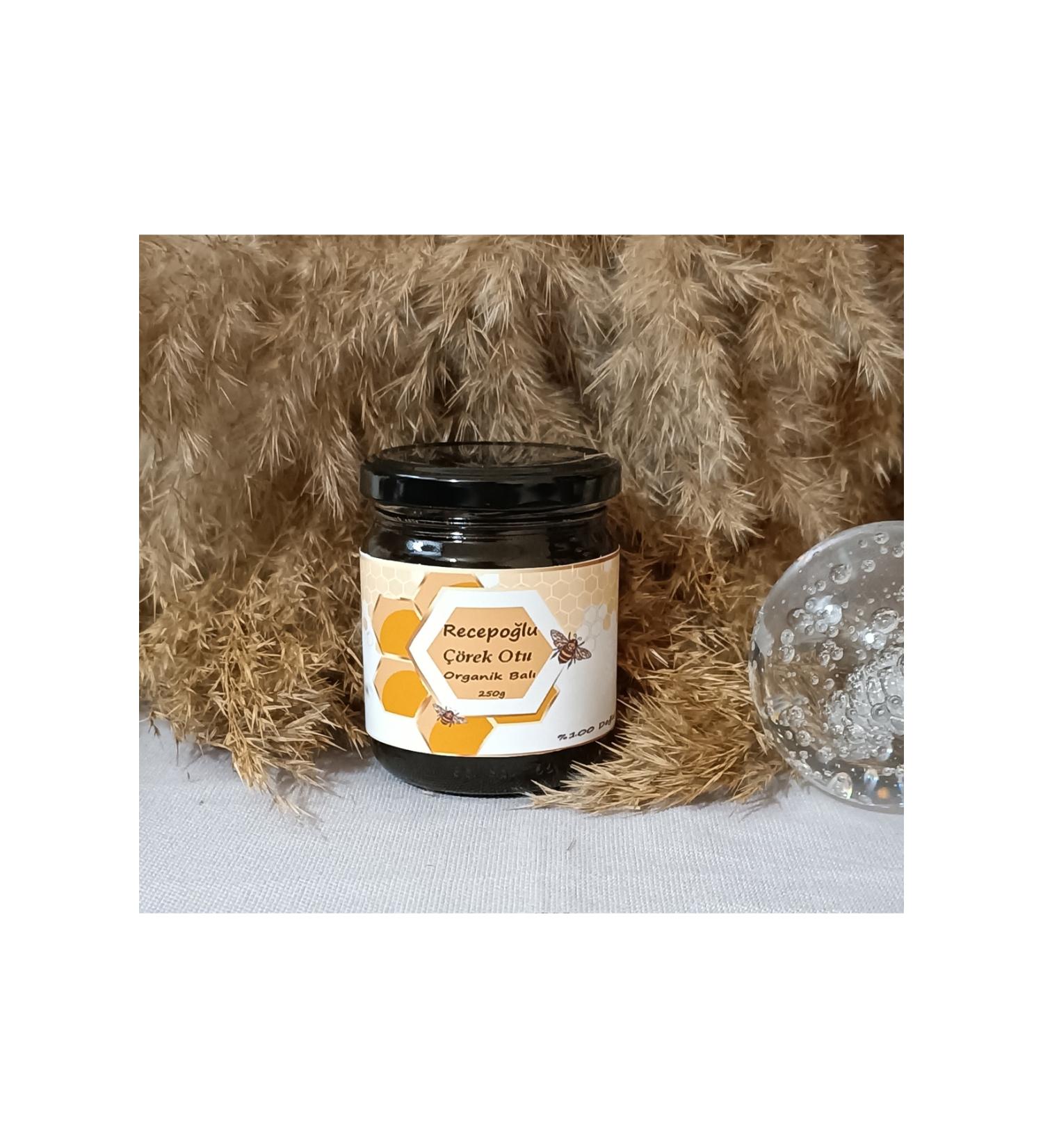 Recepo lu Black Cumin Honey Natural Additive-Free Glass Jar 250 g