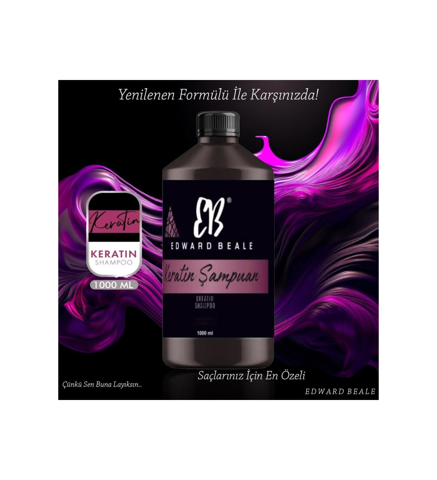 Edward Beale Hair Care Keratin Shampoo 1000ml Special Series - Buy Online on GoSupps.com