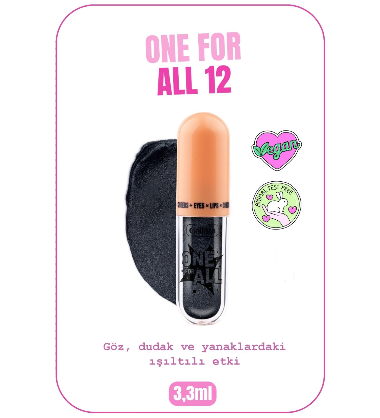 Callista One For All Eyes & Lips & Cheeks Shimmering Liquid Eyeshadow - 12 Miracles Fly - Buy Online on GoSupps.com