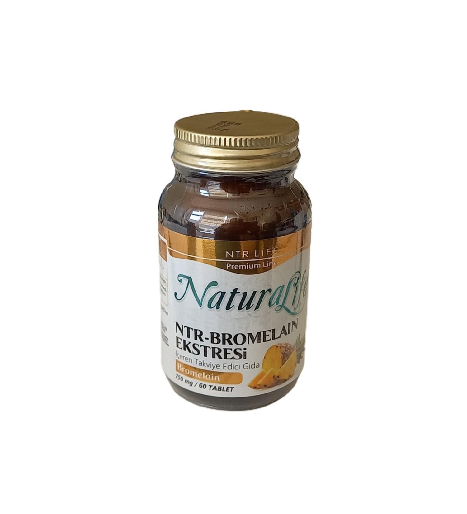 naturalife Natura Life NTR-Bromelain 60 Tablets