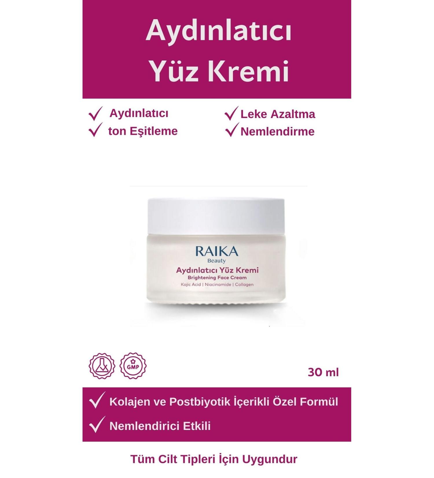 Raika Beauty Postbiotic Brightening Face Cream