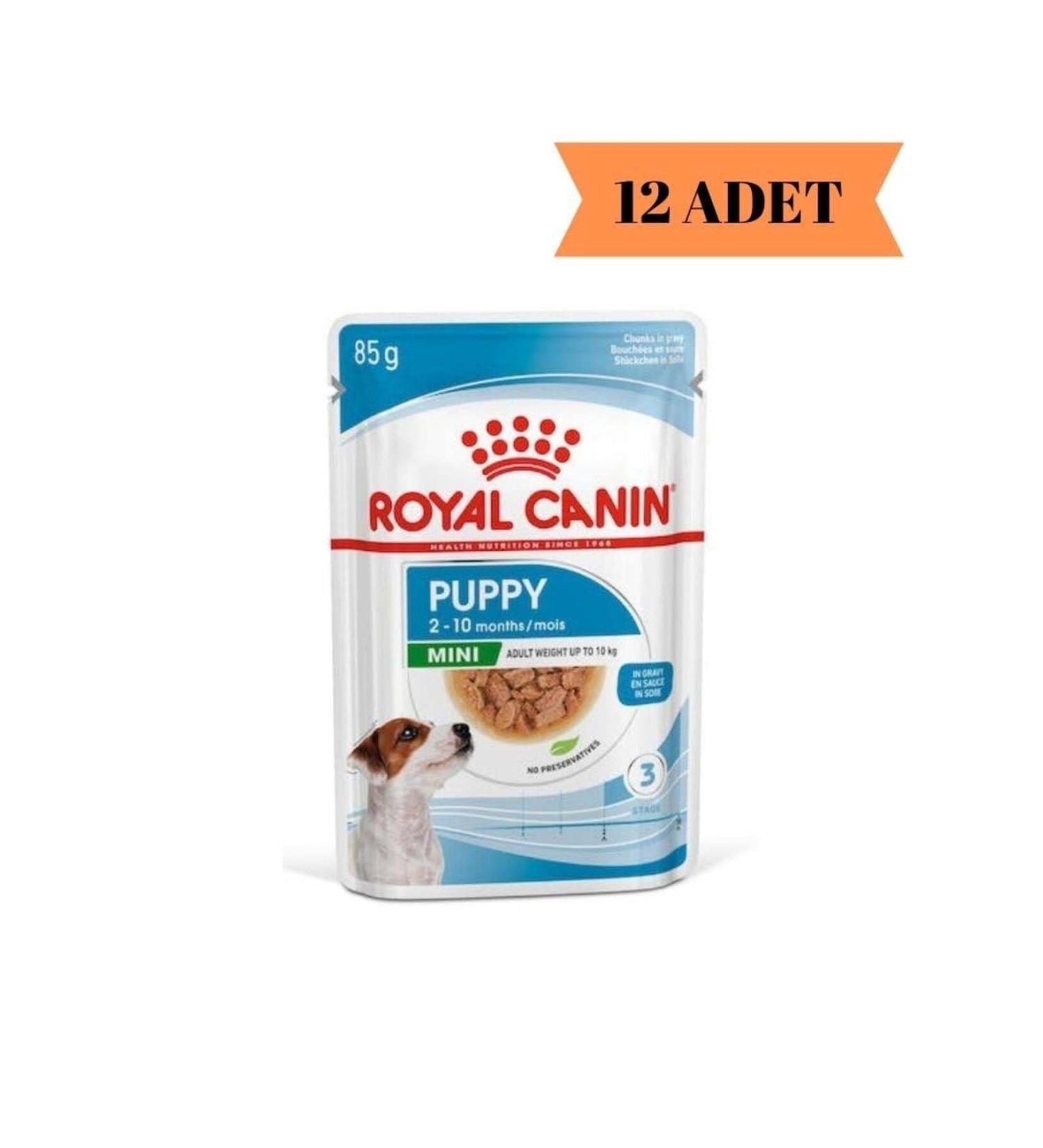 Royal Canin Puppy Mini Gravy Puppy Wet Food 85 Gr*12 - Buy Online on GoSupps.com