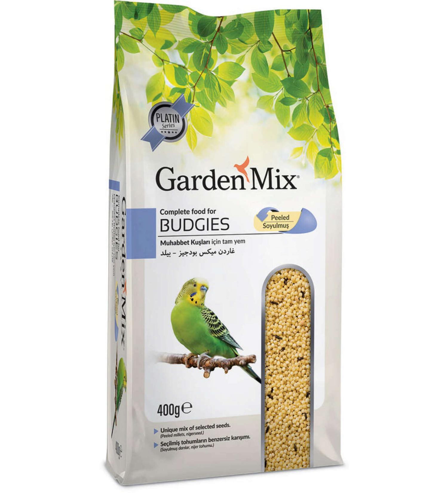 Gardenmix Platinum Budgie Food Peeled 400g 553134
