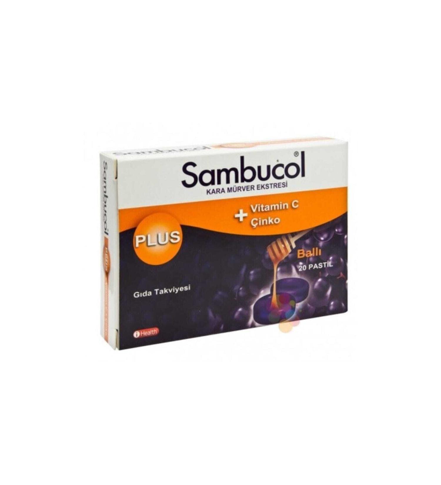 Sambucol Plus Black Elderberry Extract 20 Pastilles