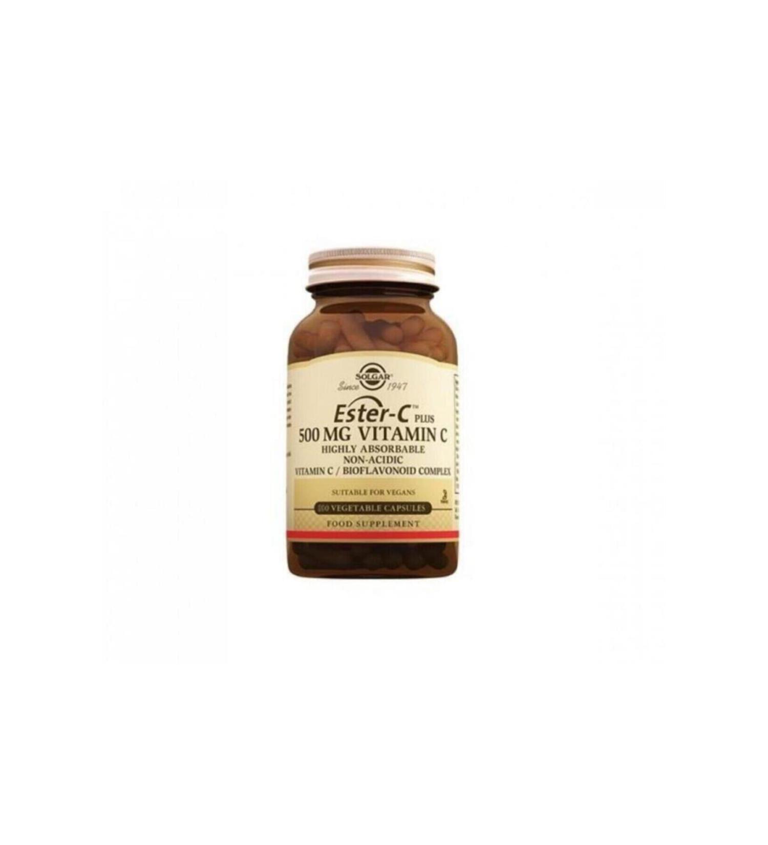 Solgar Ester-c Plus 500 Mg 100 Capsules