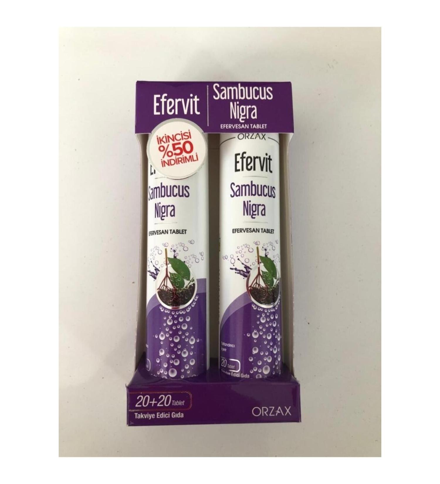 Efervit Sambucus Nigra Double Tablet 20 20 8697595871768