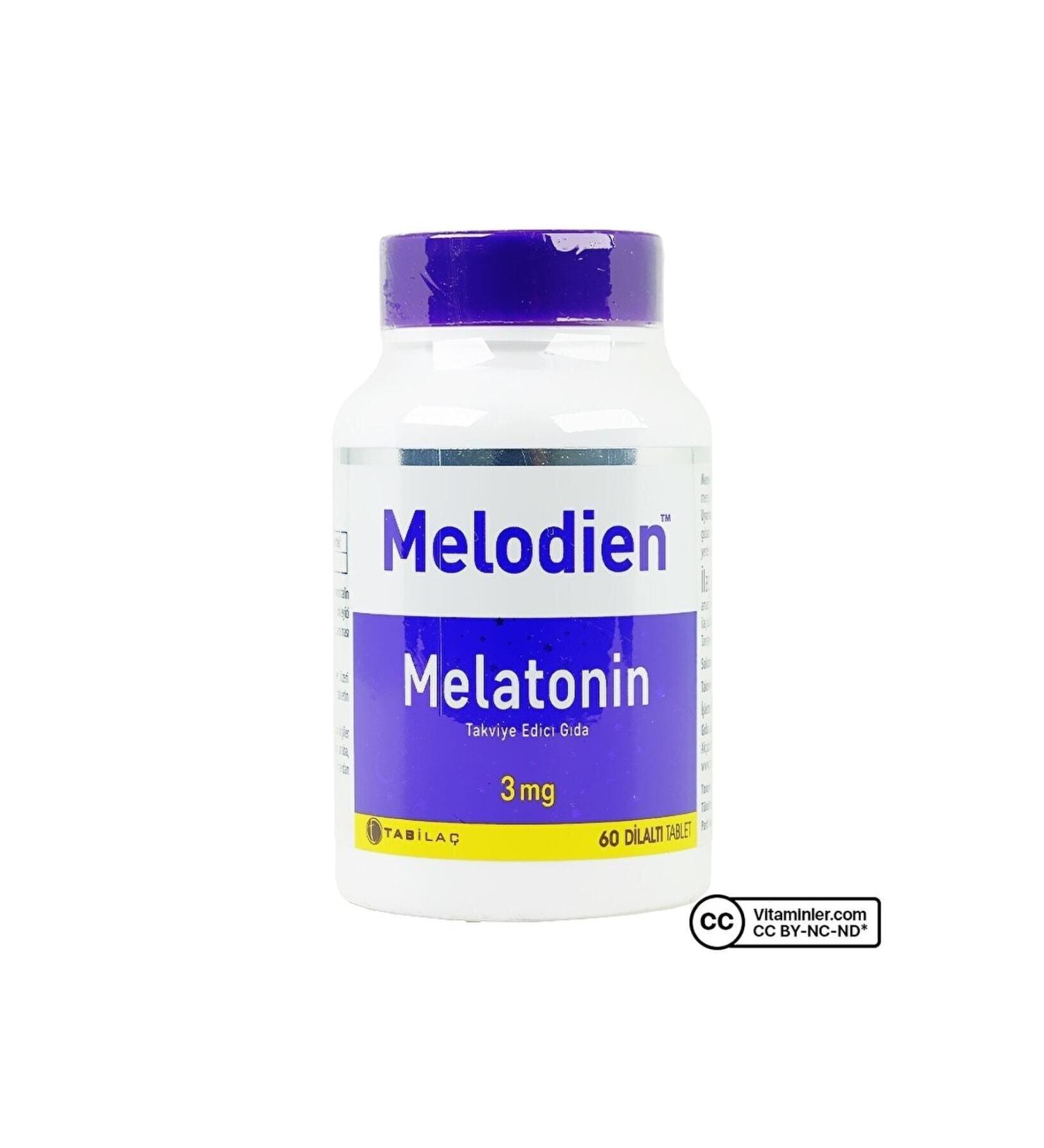 Tab la Melodien Melatonin 3 Mg 60 Sublingual Tablets 8680133001673 - Buy Online on GoSupps.com
