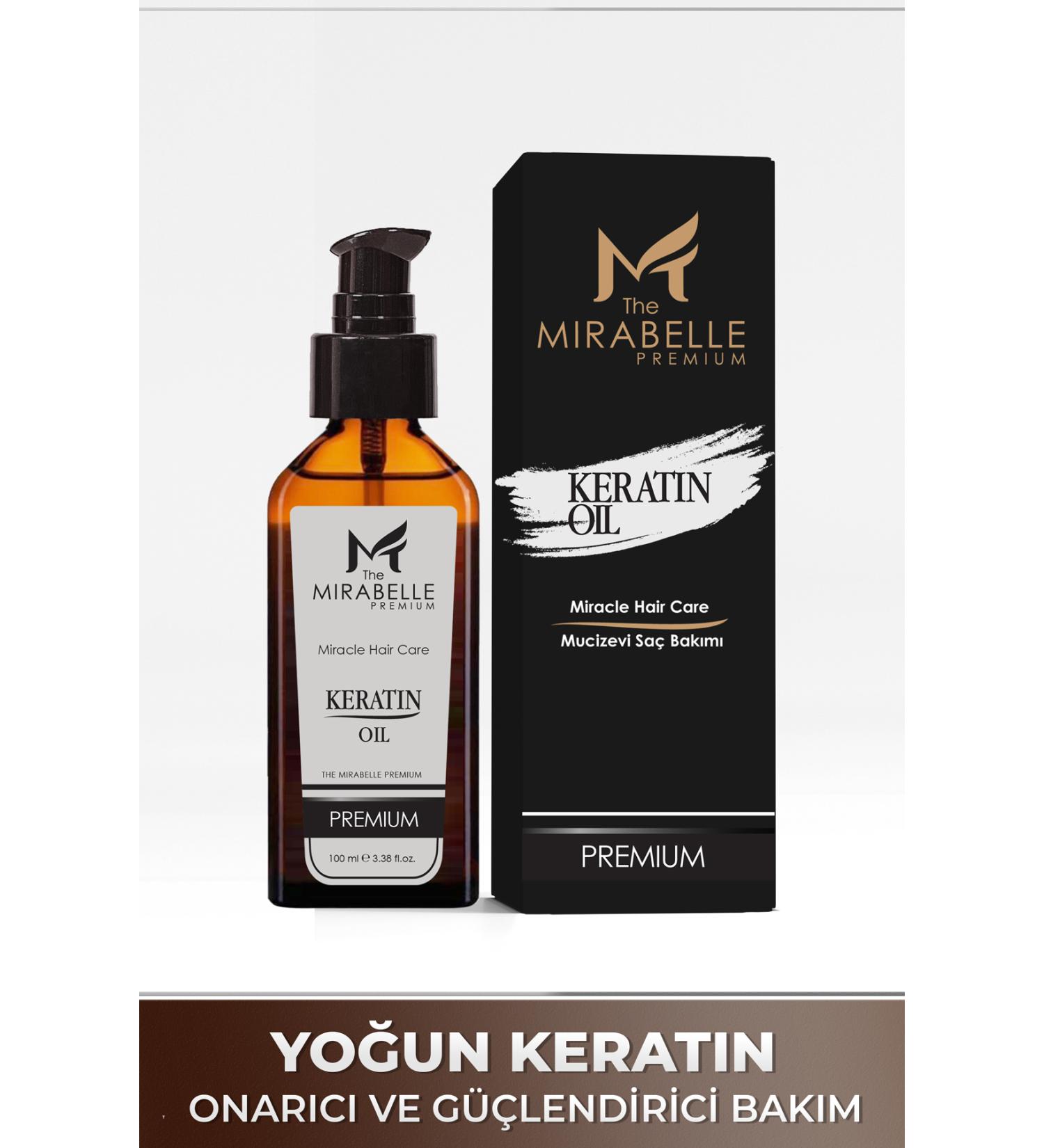 The Mirabelle Premium Keratin Oil Repairing Leave-In Treatment Oil 100 Ml