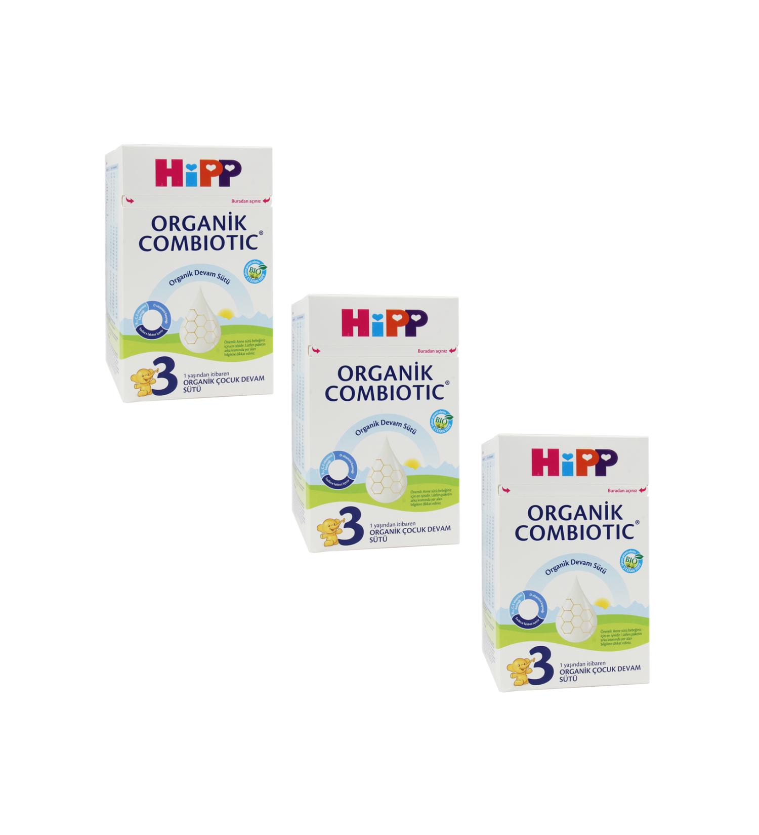 Hipp 3 Organic Combiotic 800 gr Follow-On Milk 3 Pieces