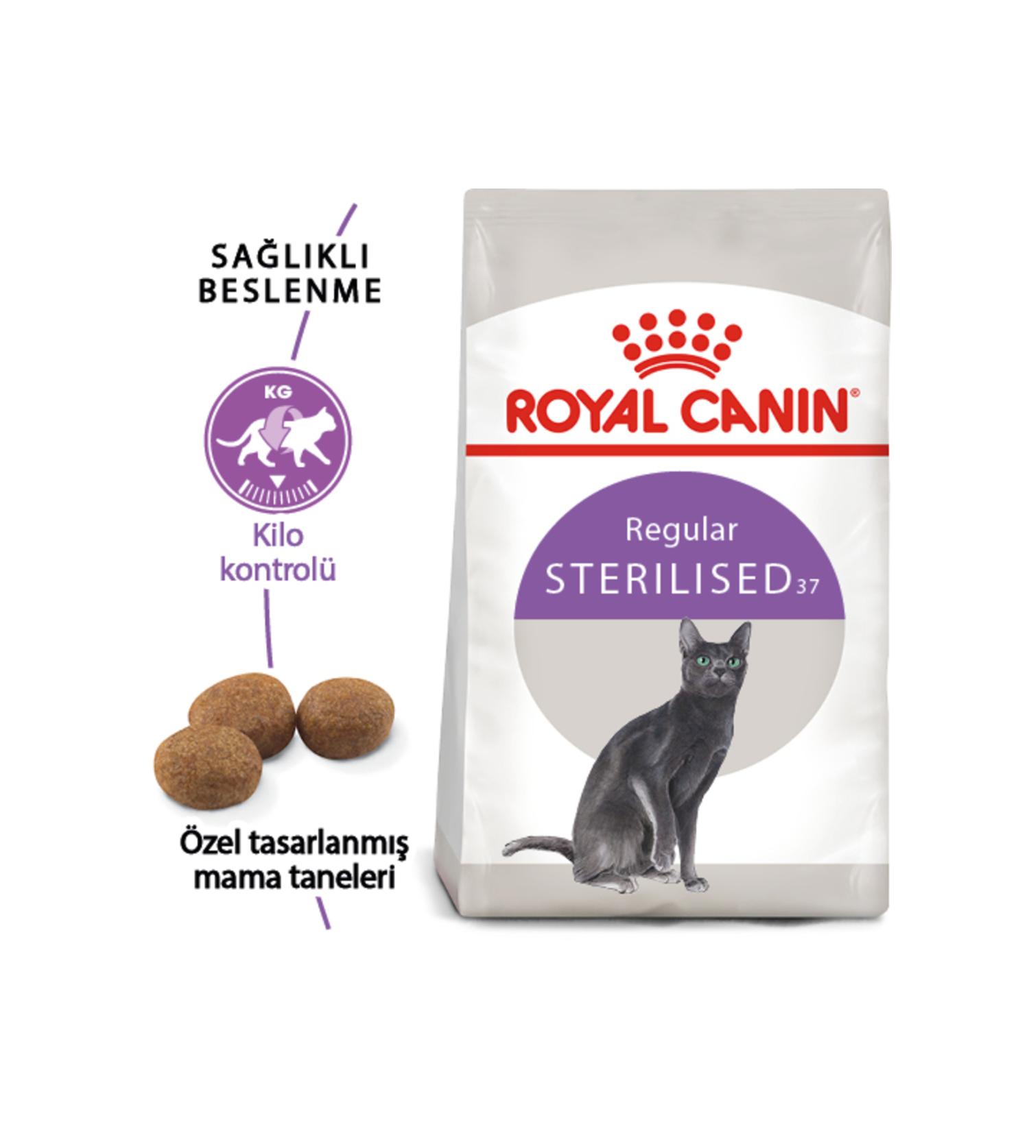 Royal Canin Sterilised 37 Neutered Cat Food 4kg - Buy Online on GoSupps.com