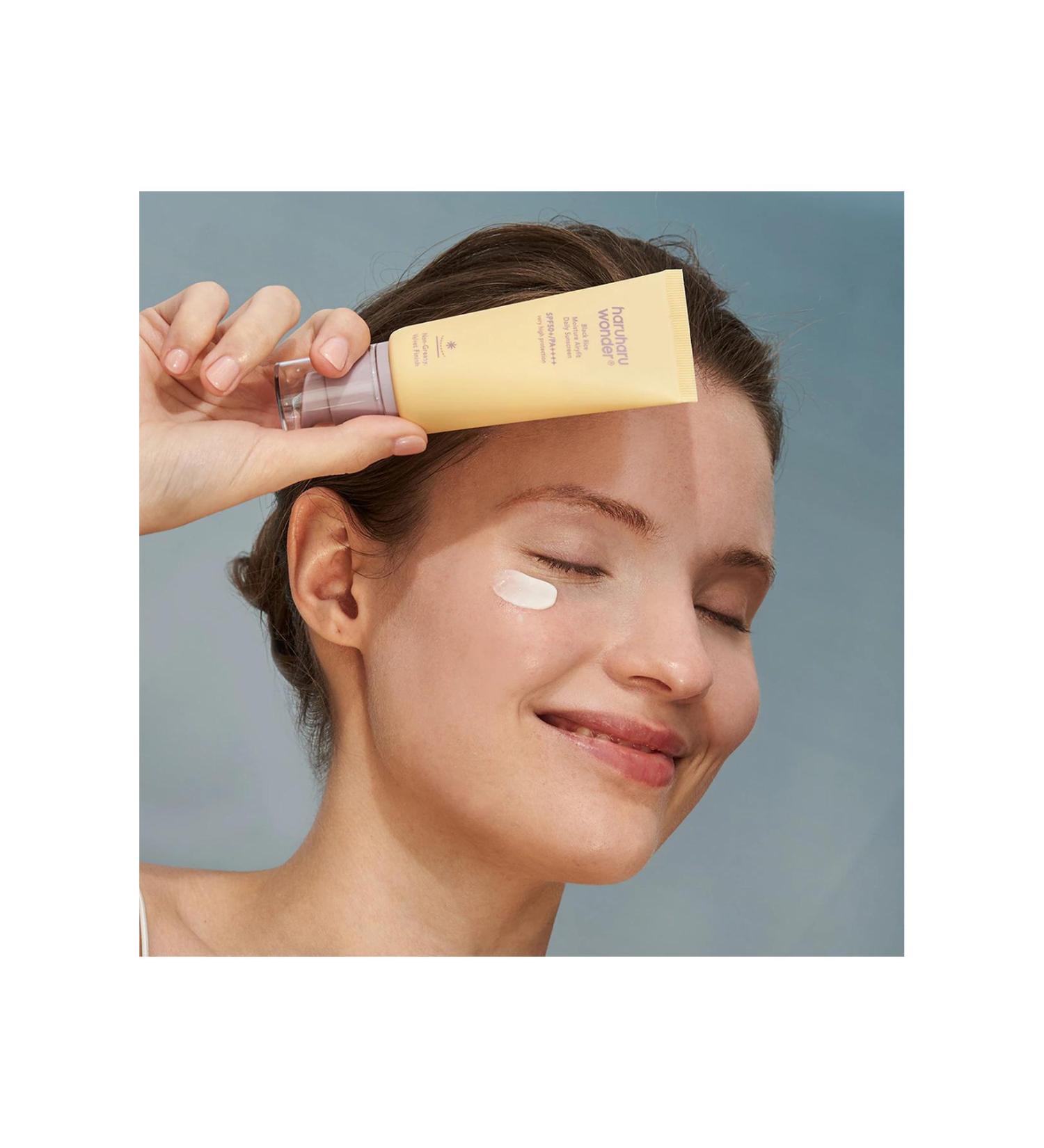 HaruHaru wonder Black Rice Moisture Airyfit Sunscreen SPF50+ 50ml - Moisturizing Airyfit Sunscreen - Buy Online on GoSupps.com