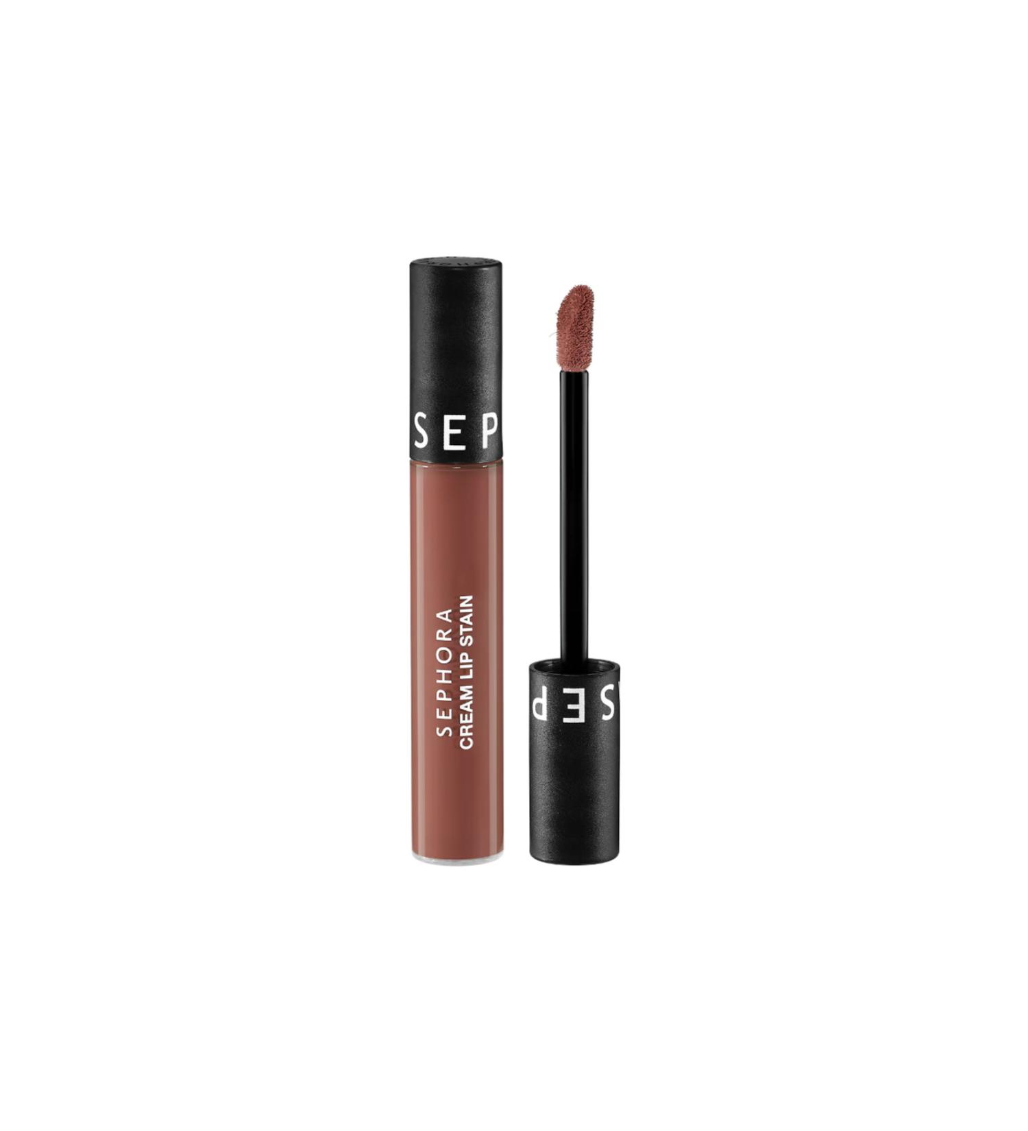Sephora Cream Lip Stain Smudge-proof Velvet Finish Lipstick Matte Liquid Lipstick High coverage 10 hours long lasting (5 ml) - Buy Online on GoSupps.com