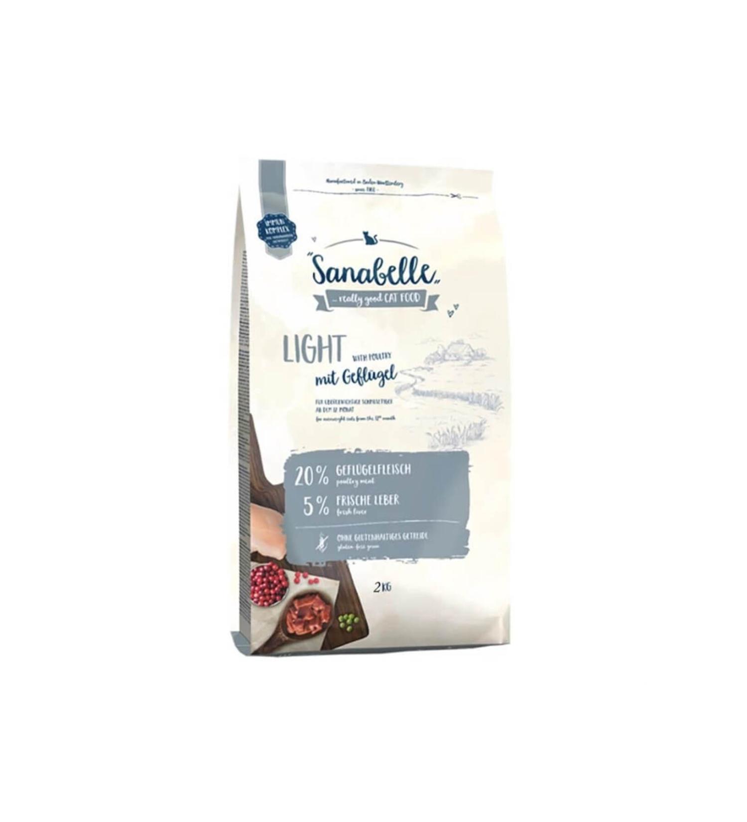 Sanabelle Light Adult Cat Food 2 Kg