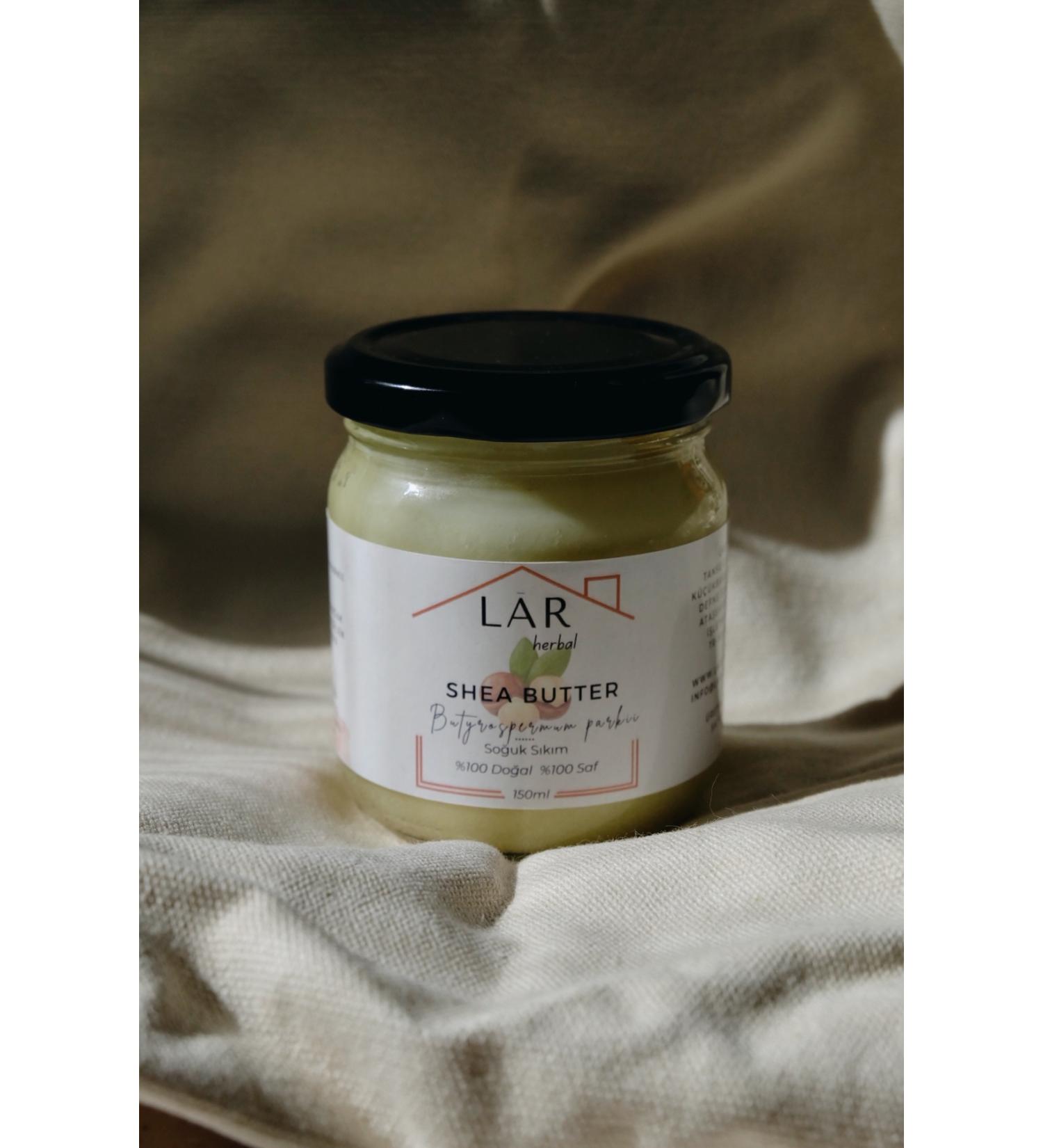 LAR 0 Natural & Pure Cold Pressed Shea Butter Oil (KARITE BUTTER) 150ml - Buy Online on GoSupps.com