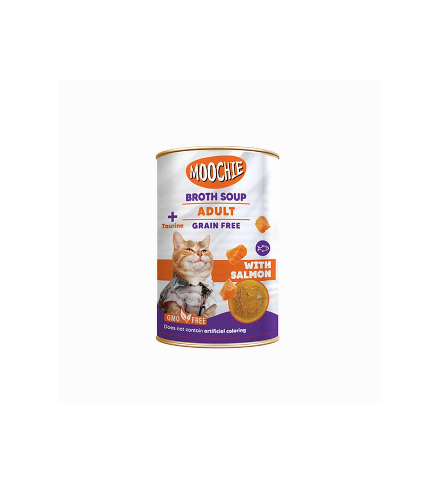 MOOCHIE Broth Soup Salmon Fish Cat 135ML 543133
