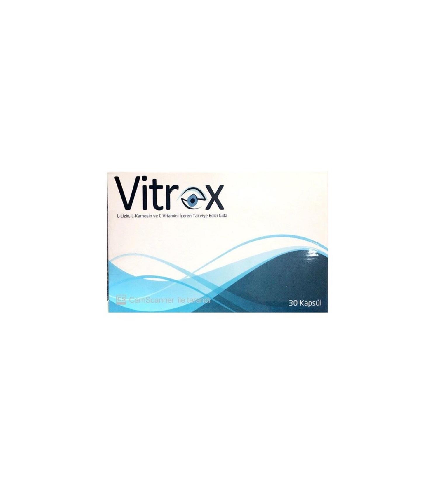 I MED MEDICAL DEVICES Vitrex Vitamin C Supplementary Food 30 Capsules