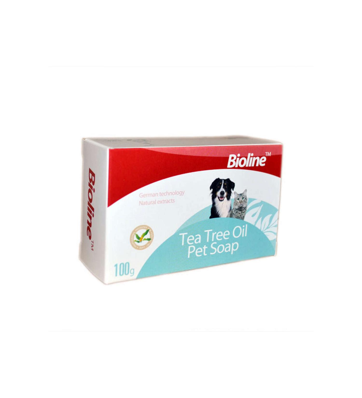 Bioline Tea Tree Soap for Cats and Dogs 100 gr 553134