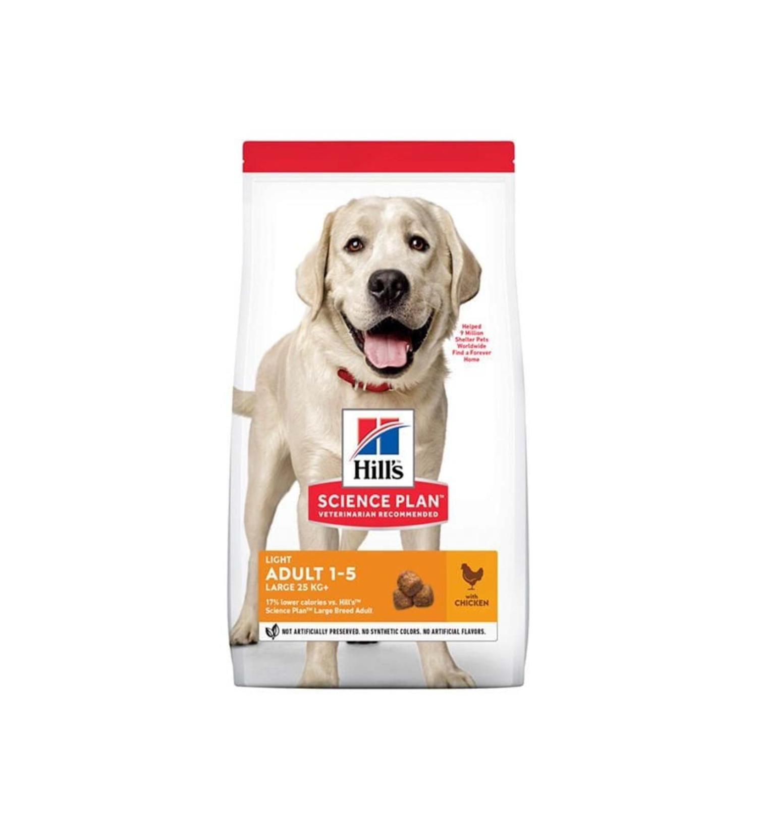 Hill's Light Large Breed Chicken Diet Dog Food 14 Kg - Petshopundan