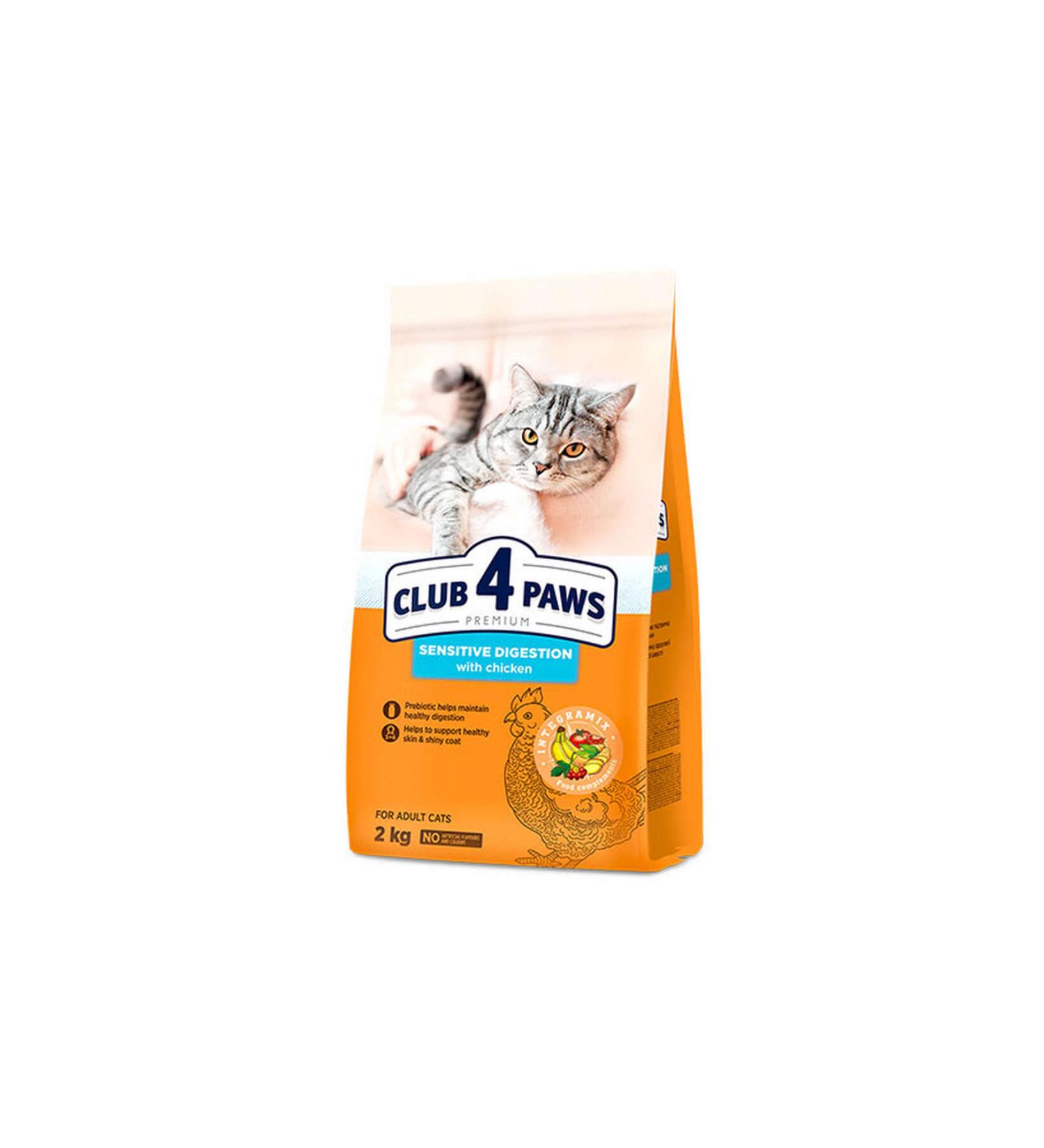 Club4Paws Premium Sensitive Digestion Adult Cat Food 2 Kg 476123