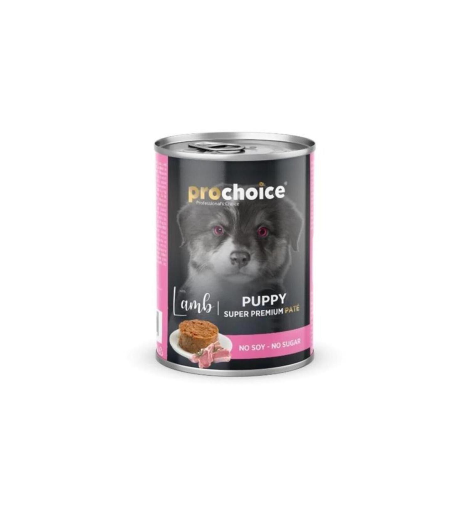 Pro Choice Lamb Meat Canned Paste Puppy Food 400 Gr (STT.07/2025) - Furlo