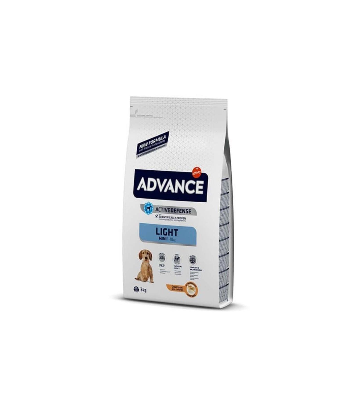 Advance Light Mini Chicken Small Breed Diet Dog Food 3 Kg - Petshopundan