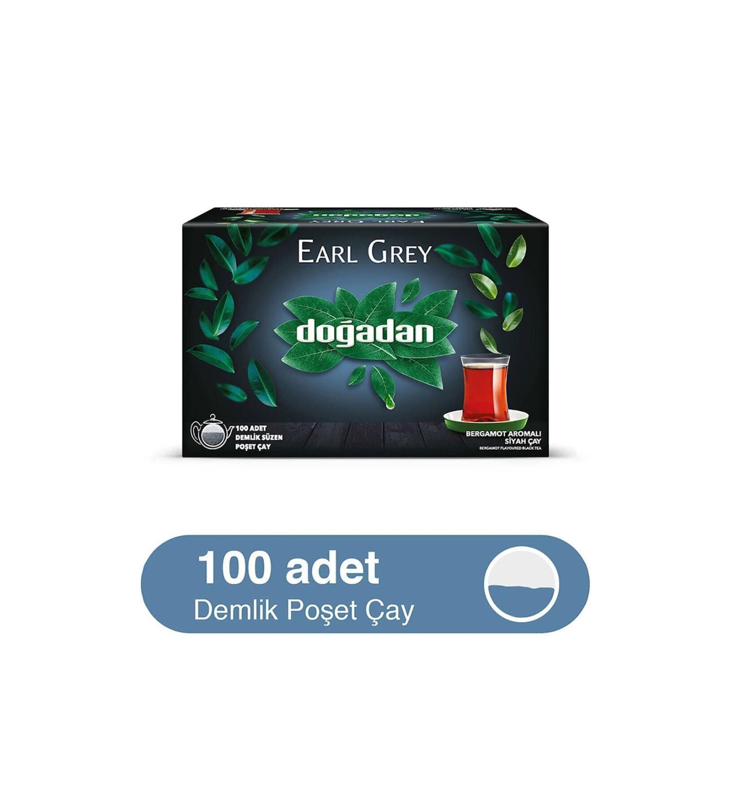 Do adan Earl Grey 100 Teapot Black Tea Bags X 3 Pieces