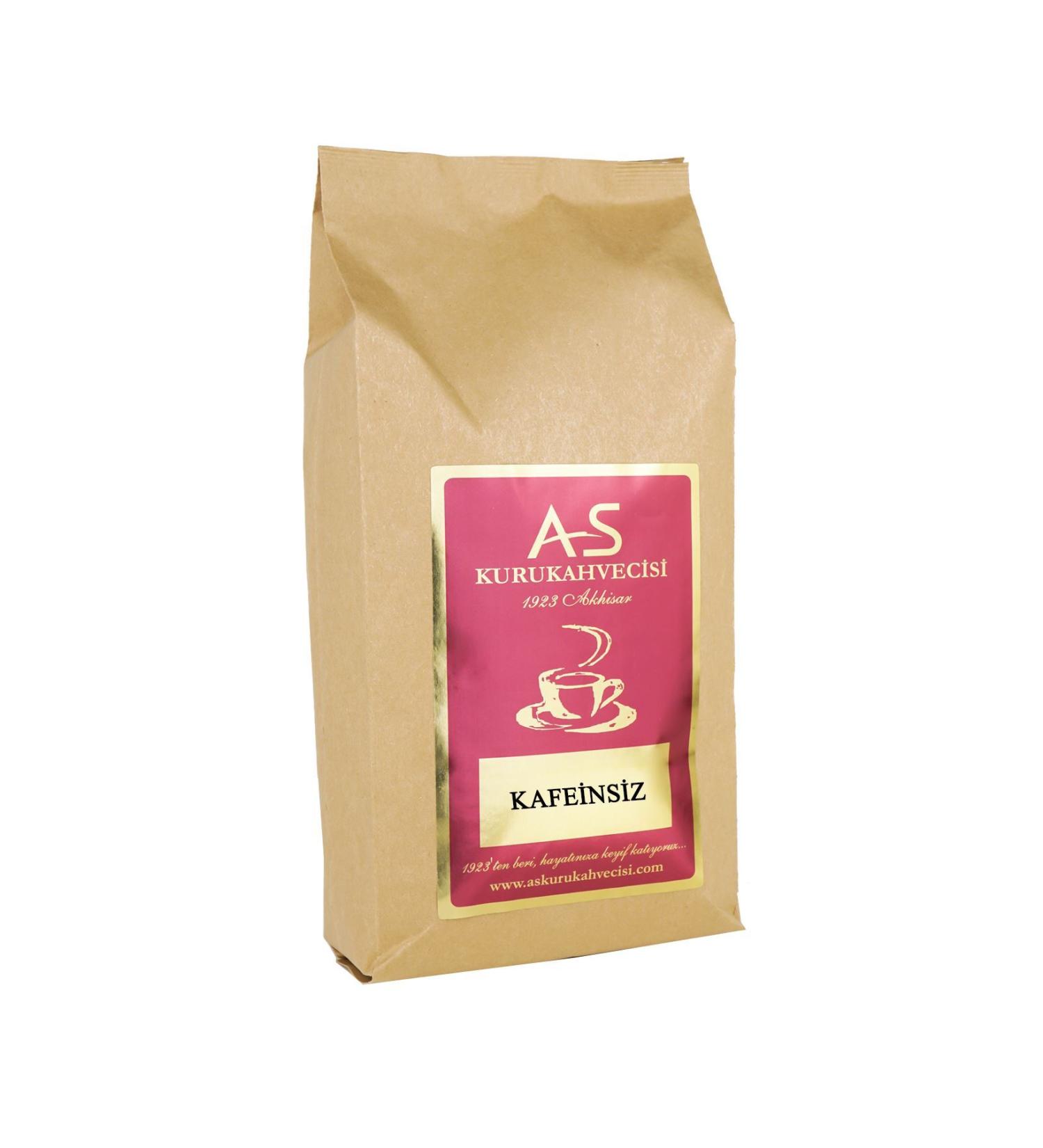 AS Kurukahvecisi Decaffeinated Turkish Coffee 500 Gr.