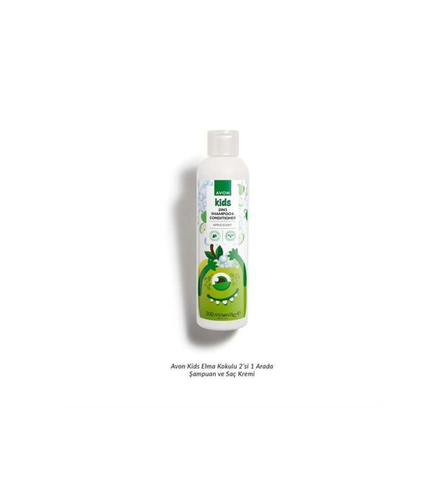 Avon Kids Apple Scented 2 in 1 Shampoo and Conditioner 200ml