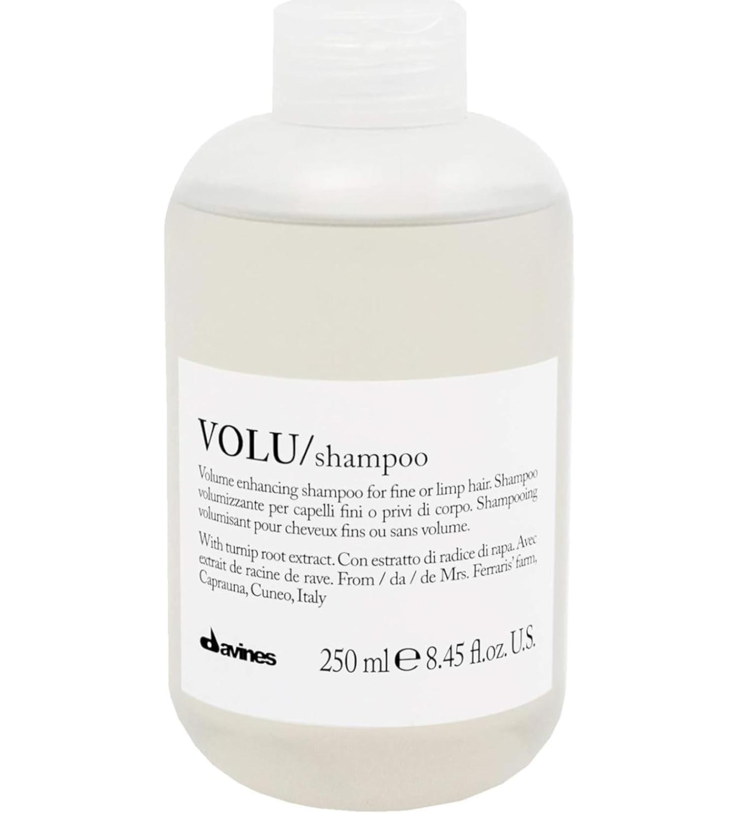 Davines Volume & Shine Shampoo for Lifeless Hair with Turnip Extract: VOLU 8.45flozECBEAUTYQ22