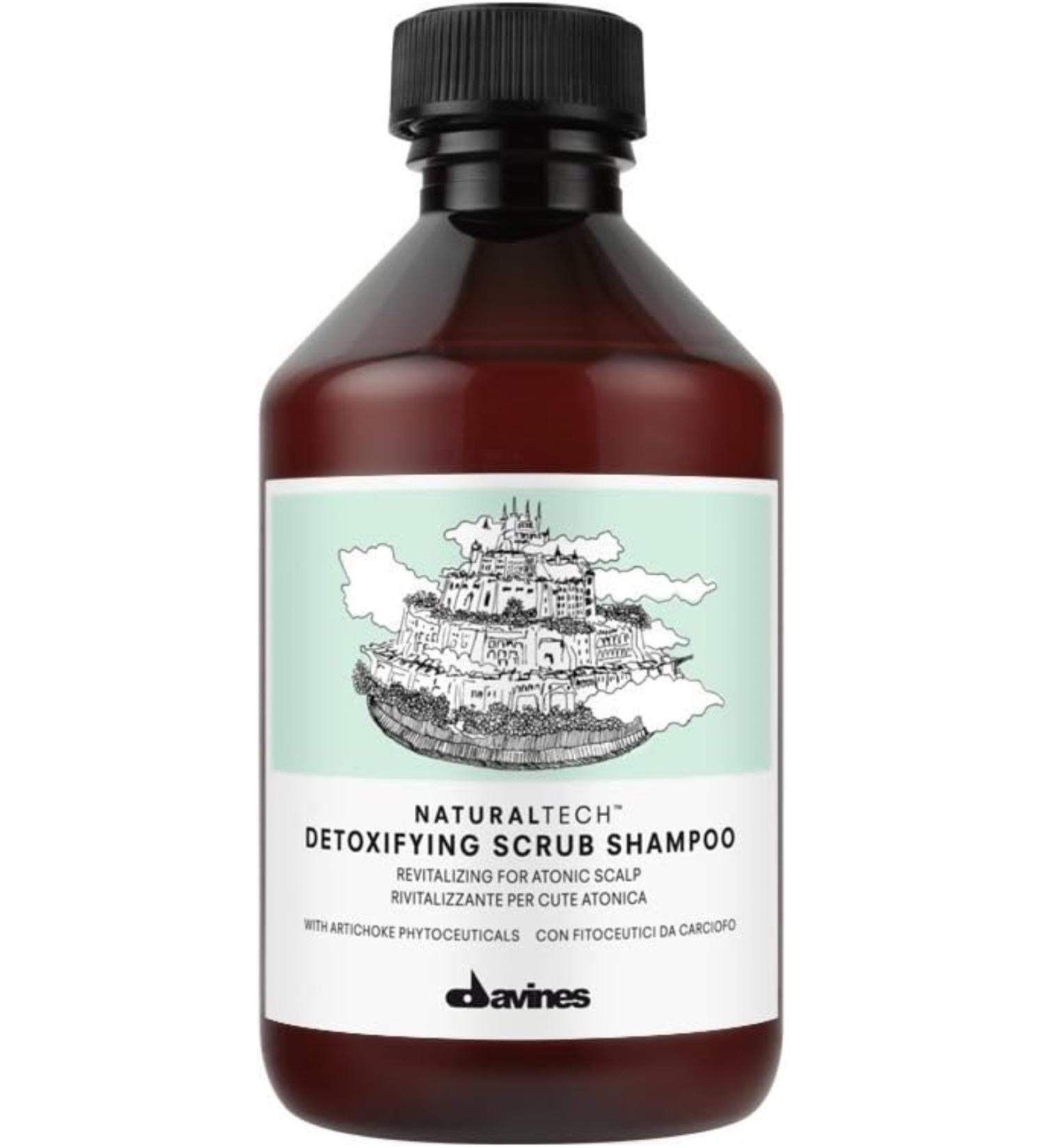 Davines Detoxifying Scrub: Optimum Cleansing Shampoo for Soft & Moisturized Hair 250ml BEAUTYSECRETSQ5