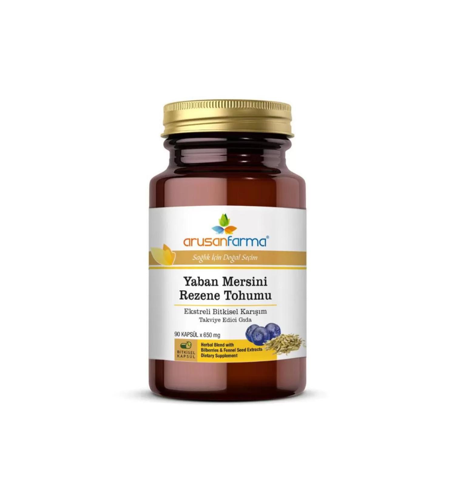 Melikar Capsule Blueberry Extract Herbal Mixture 90 Capsules