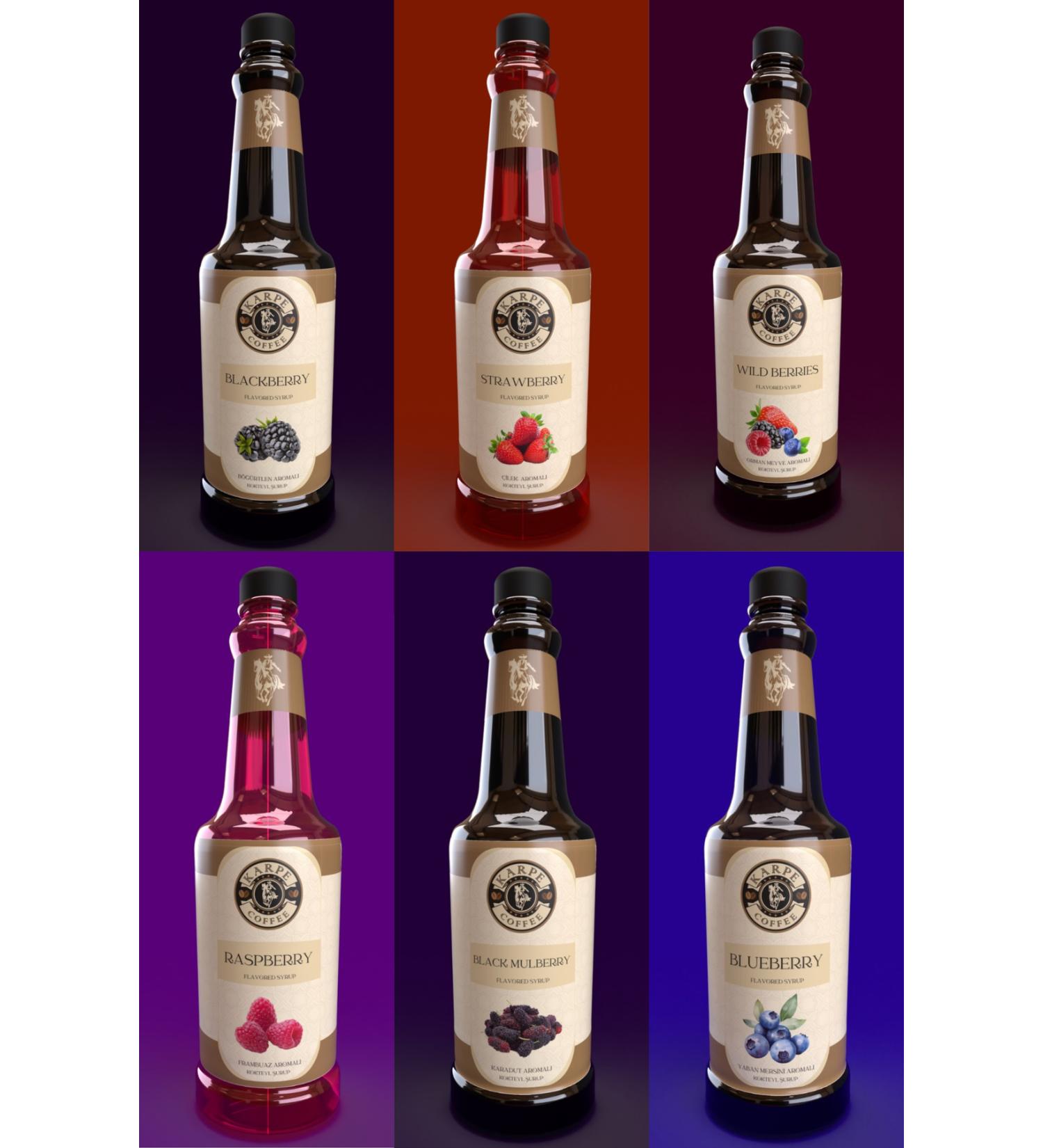 KARPE COFFEE 6-Piece Special Coffee Syrup Set 50Mlx6 High Aroma (Special Coffee Syrup Set) - Buy Online on GoSupps.com