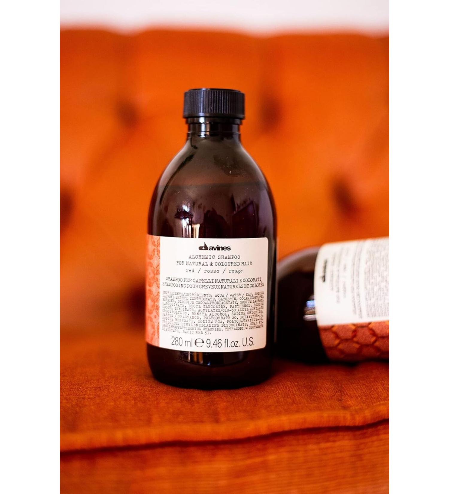 Davines Color Enhancing 5.3 pH Shampoo for Cool Red Tones: Alchemic Red 280 ml BEAUTYSECRETSQ26