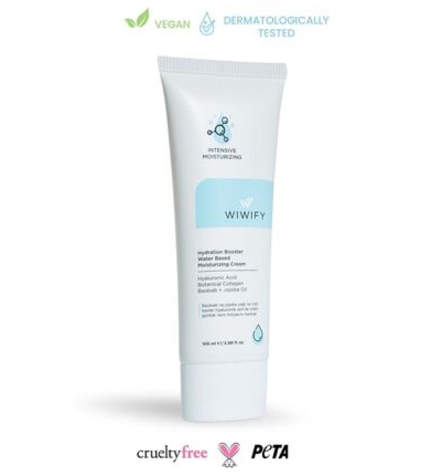 NOVAFACE STD Water Based Intensive Moisturizing Face Cream 100 ml All Skin Types 24 Hour Effective Classic