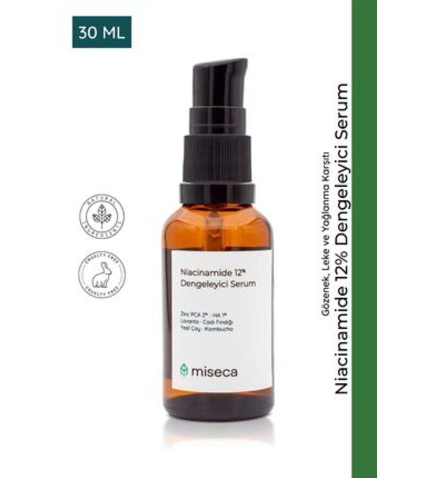 NOVAFACE STD Niacinamide 12% Balancing Serum 30 ml 2% Zinc Anti-Oily and Anti-Pore Classic