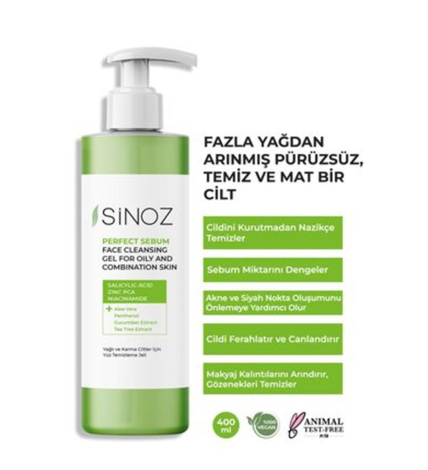 NOVAFACE STD Perfect Sebum Balancing Facial Cleansing Gel 400 ml Classic for Oily Combination Skin