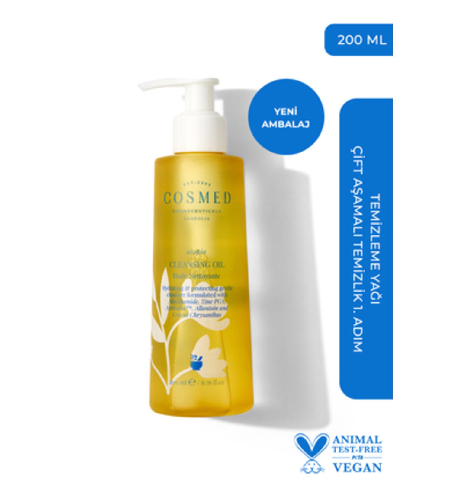 NOVAFACE STD Atopia Cleansing Oil - Cleansing Oil for Face and Body - Oil Based Cleanser 200 ml Classic