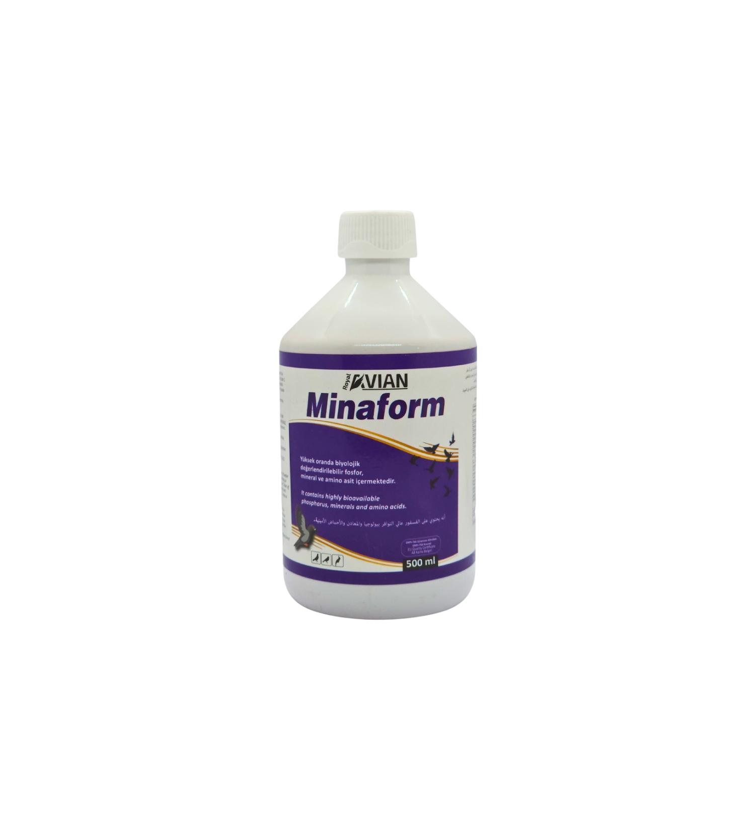 Royal la Royal la Minaform 500 Ml. Shell and Phosphorus Support for Cage Birds