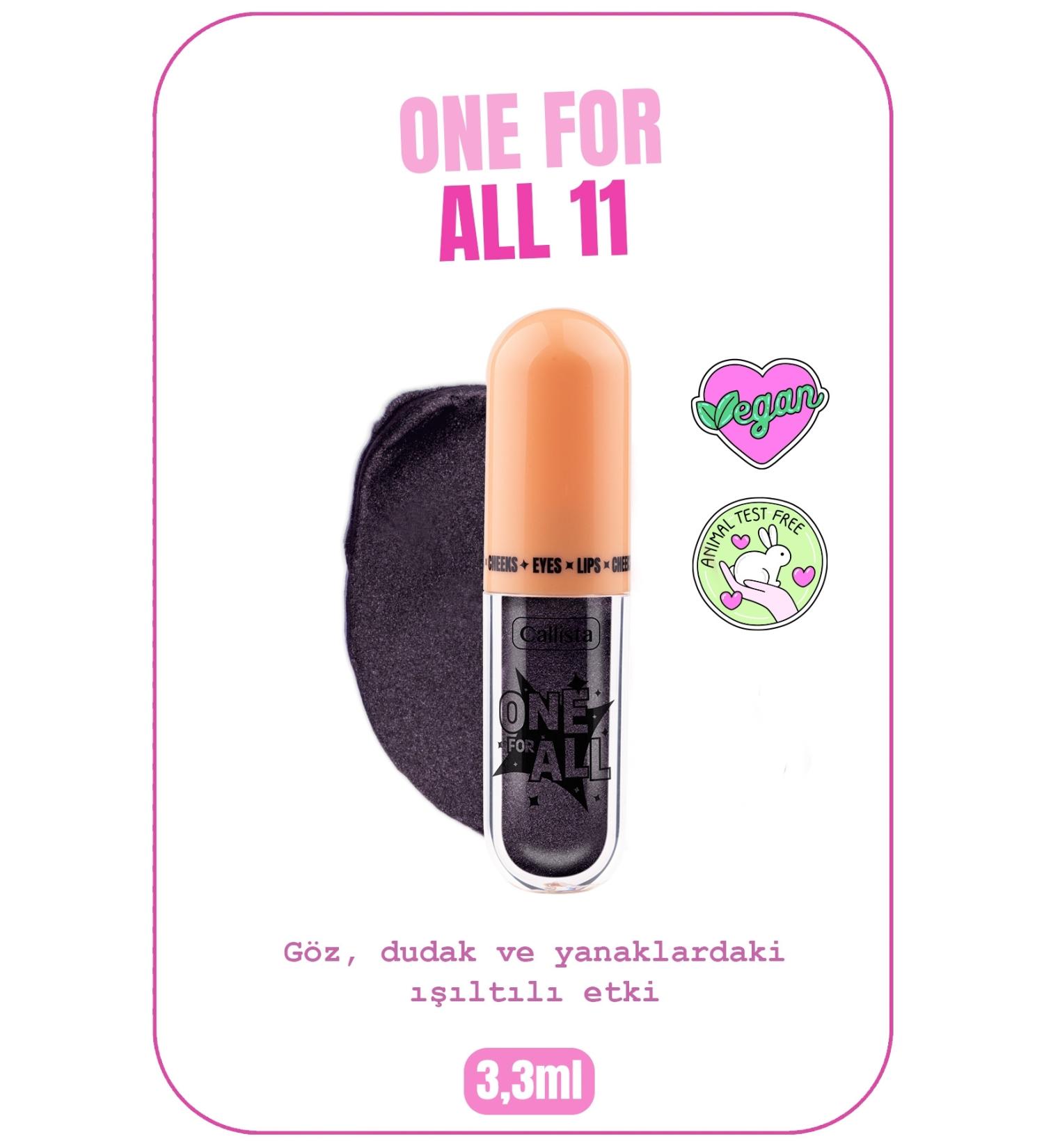Callista One For All Eyes & Lips & Cheeks Shimmering Liquid Eyeshadow - 11 Milk Way - Buy Online on GoSupps.com