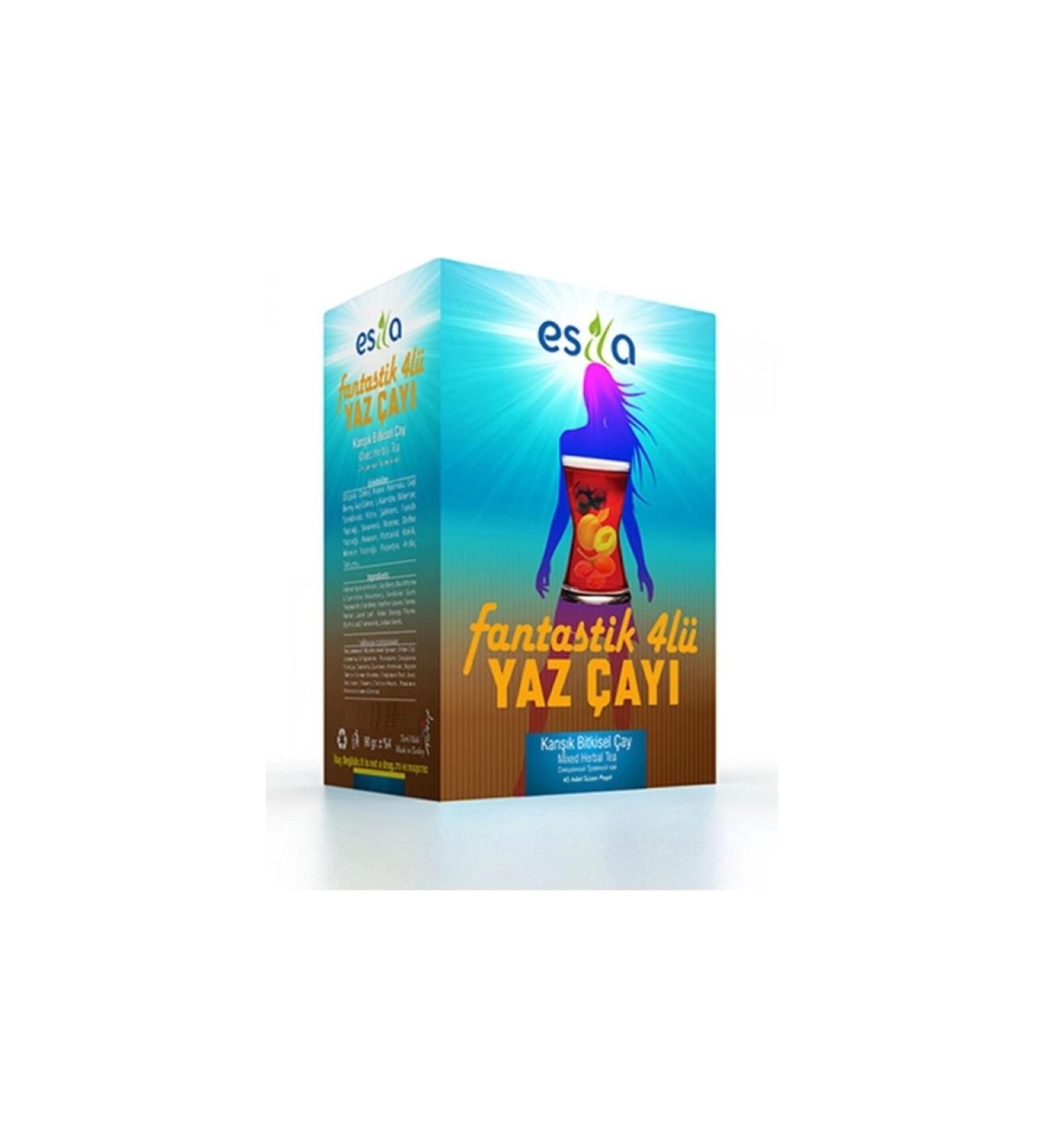 Esila Tea Fantastic 4-Piece Summer Tea 45 Bags