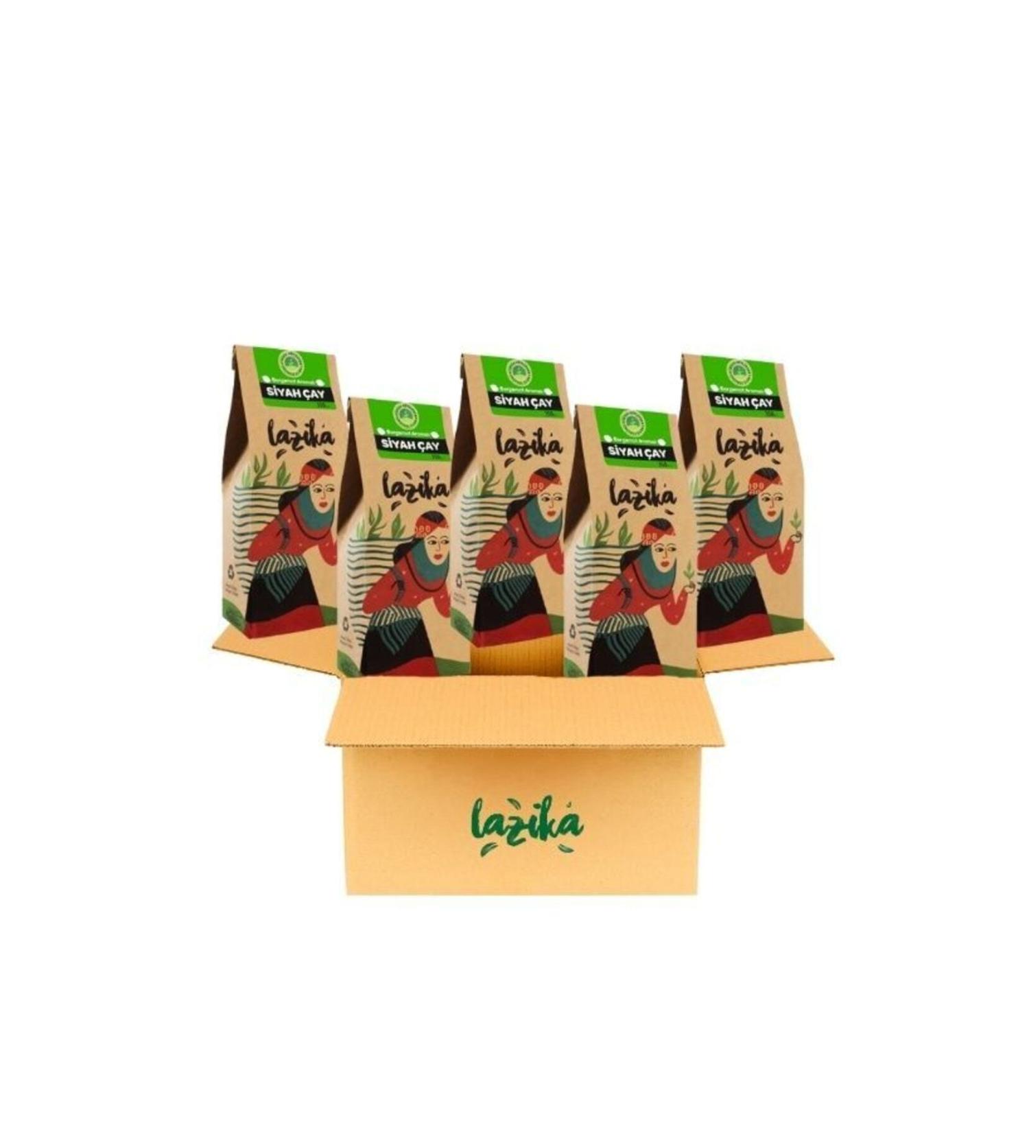 LAZIKA (SET OF 5)lazika Bergamot Black Tea 350 G - Buy Online on GoSupps.com