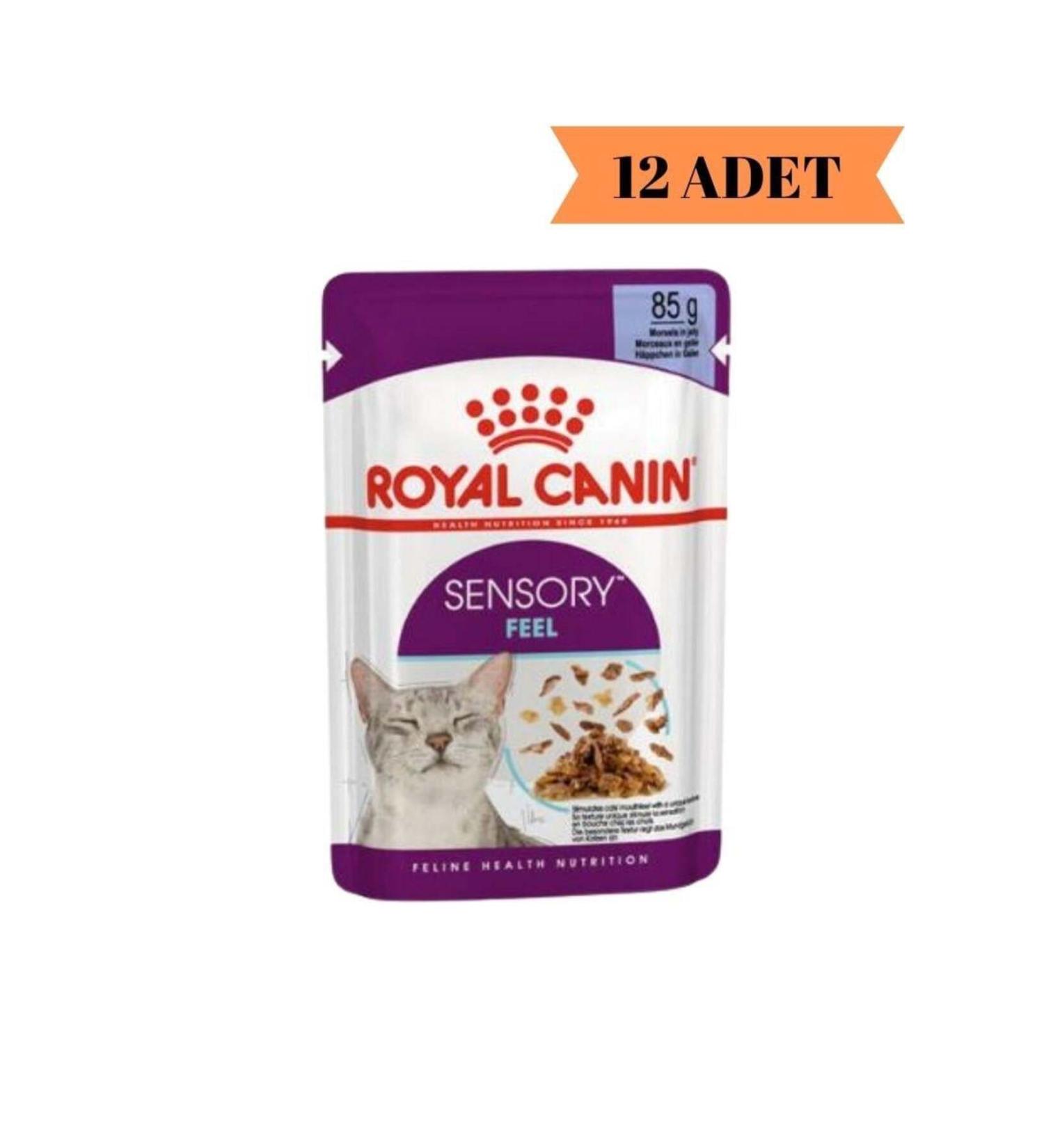 Royal Canin Sensory Feel Gravy Cat Wet Food 85 Gr*12