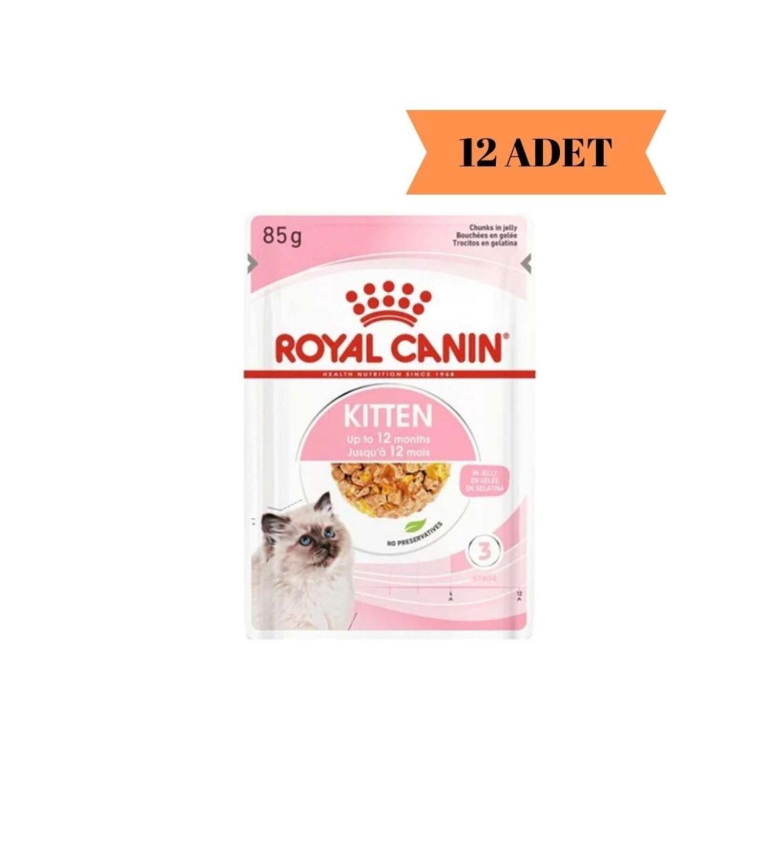 Royal Canin Kitten Jelly Kitten Wet Food 85 Gr*12
