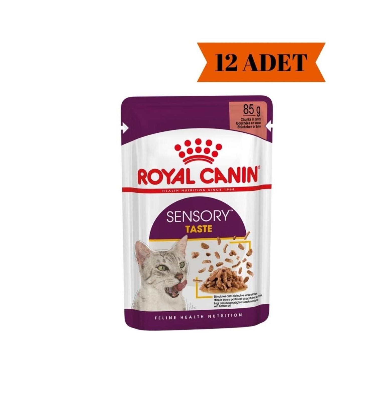 Royal Canin Sensory Taste Gravy Cat Wet Food 85 Gr*12