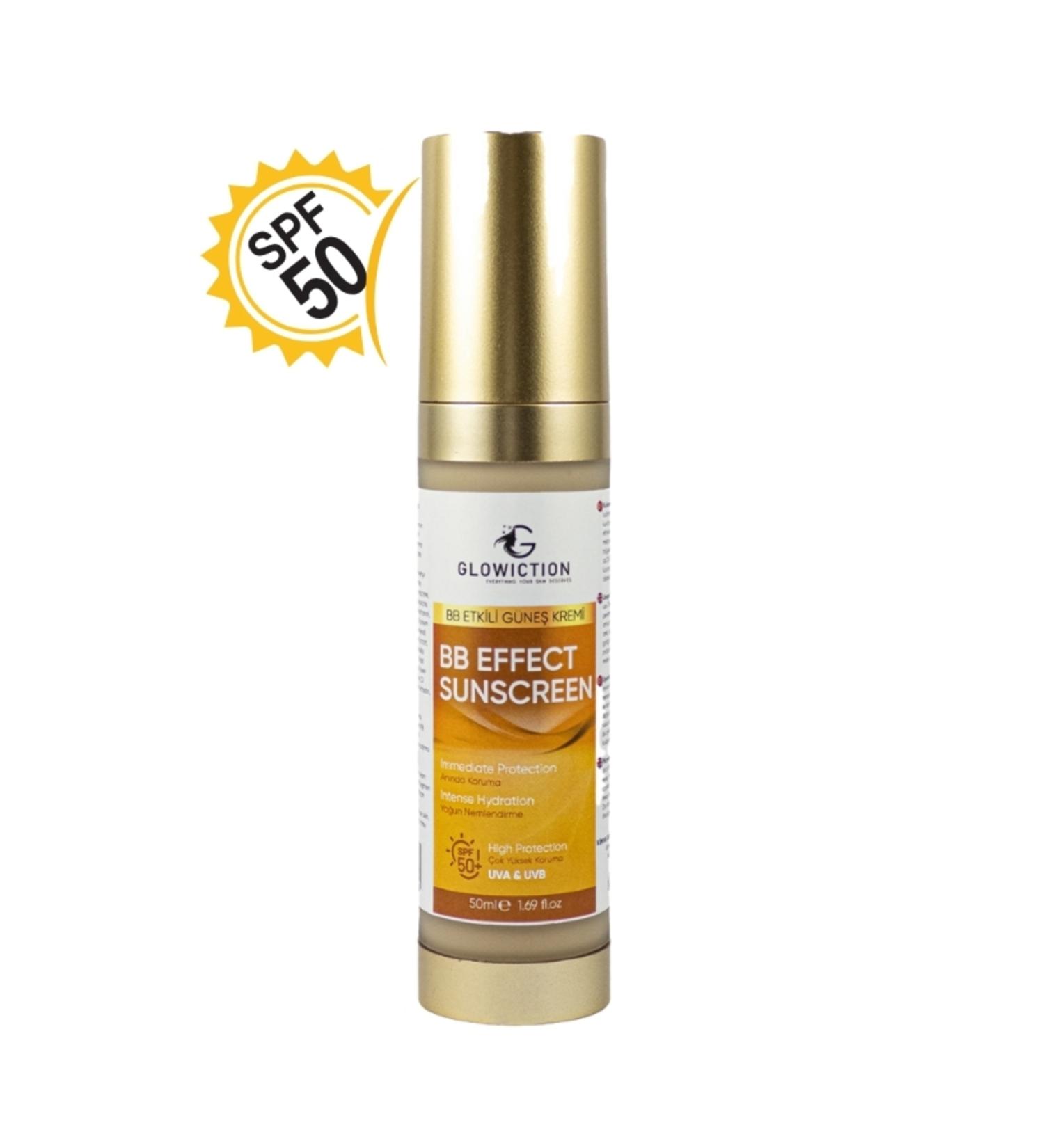 GLOWICTION Skin Care Cream that can be used as sunscreen moisturizer make-up base - with natural extracts - Buy Online on GoSupps.com