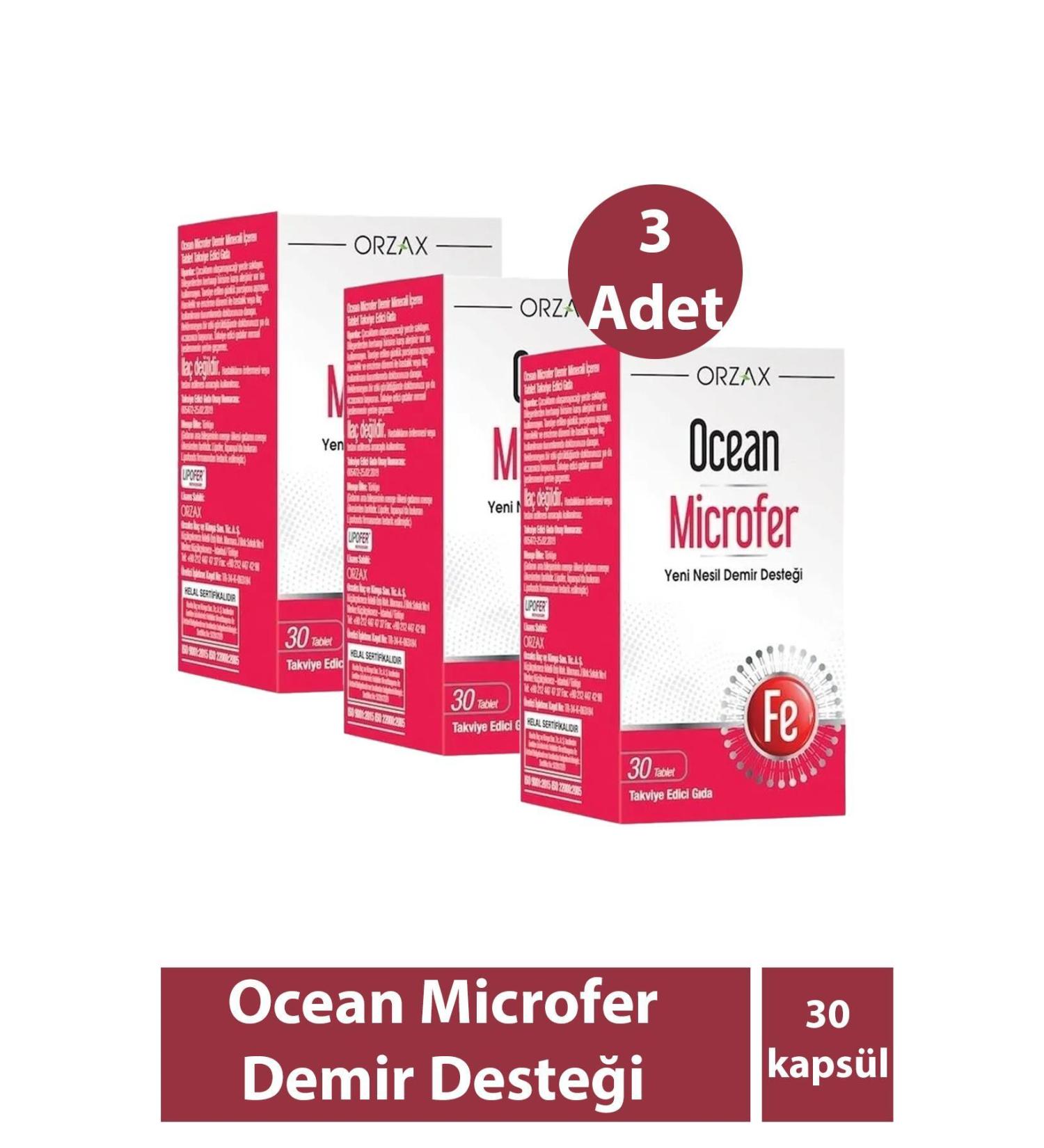 Ocean Microfer 30 Tablets 3 Pieces