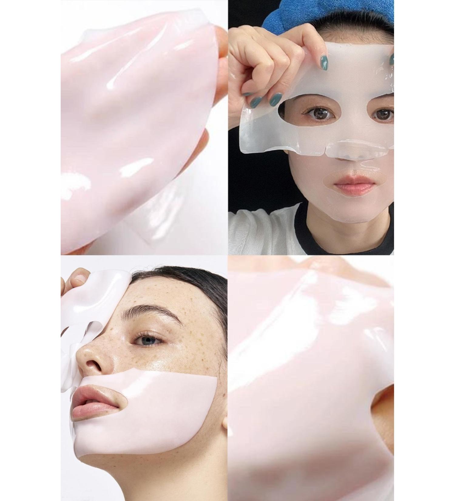 Pastelya Transparent Mask Natural Collagen Skin Mask Instant Brightness and Moisturization - Buy Online on GoSupps.com
