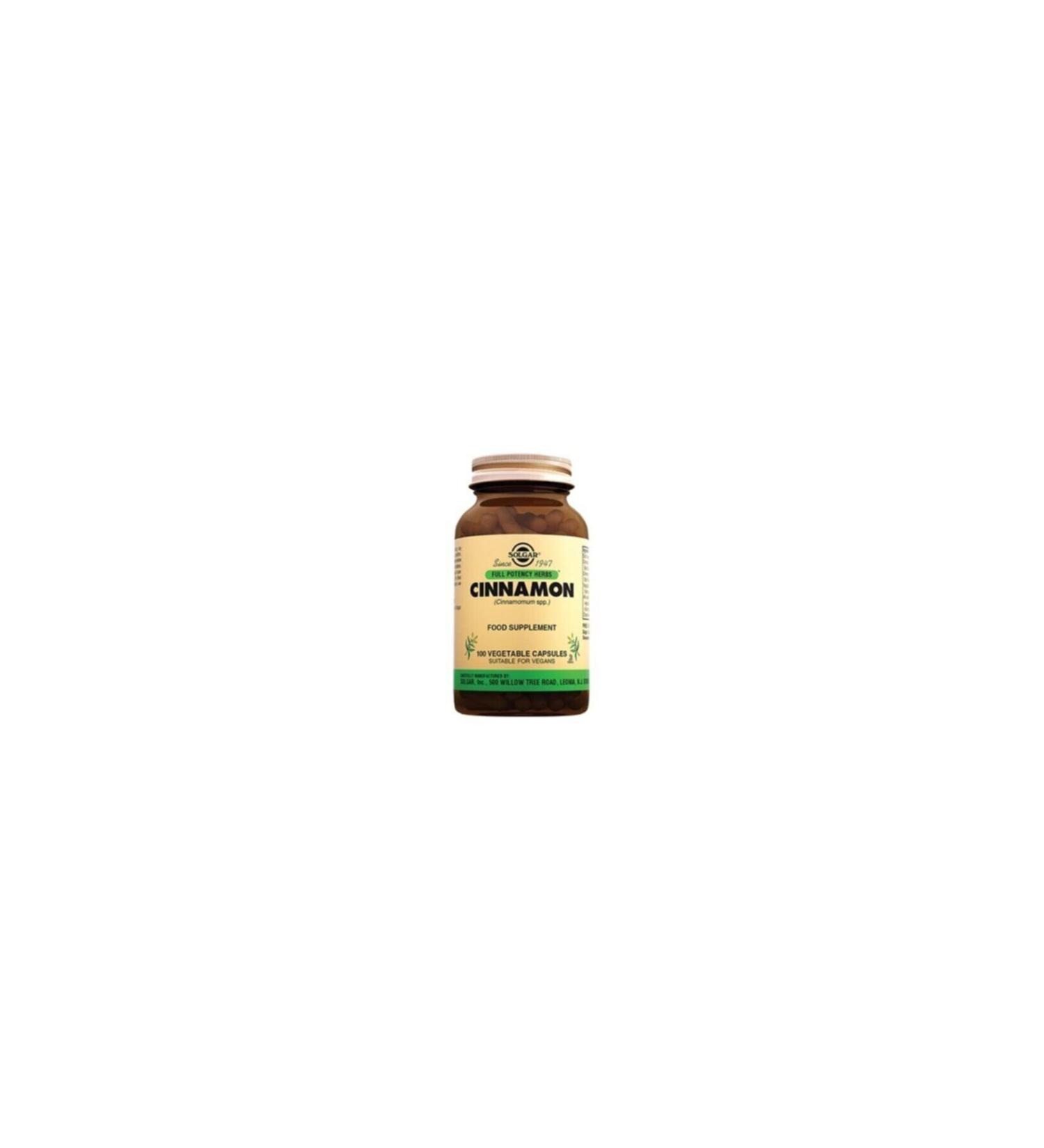 Solgar Cinnamon 100 Capsules