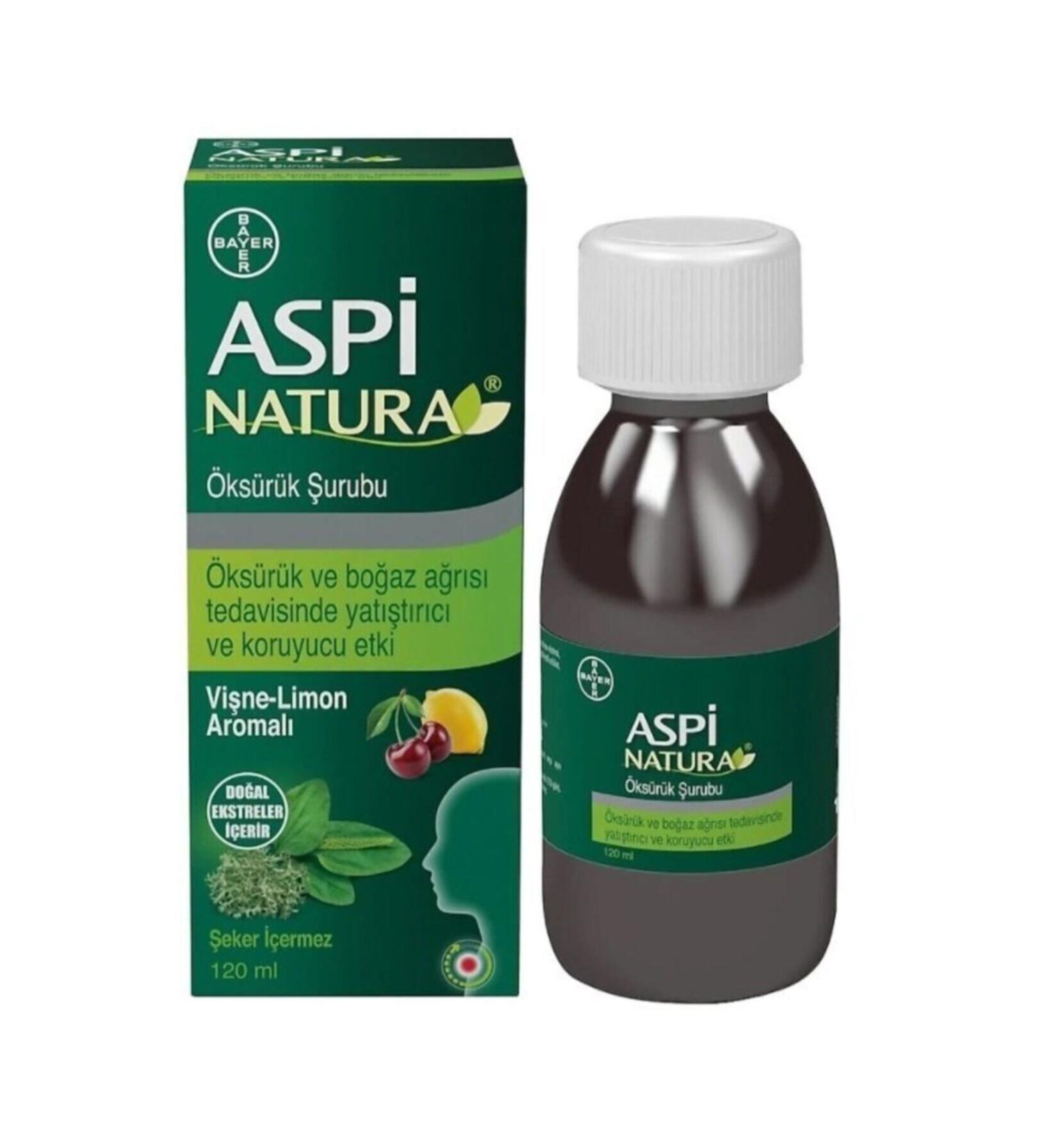 Bayer Aspinatura Cherry and Lemon Syrup 120 ml