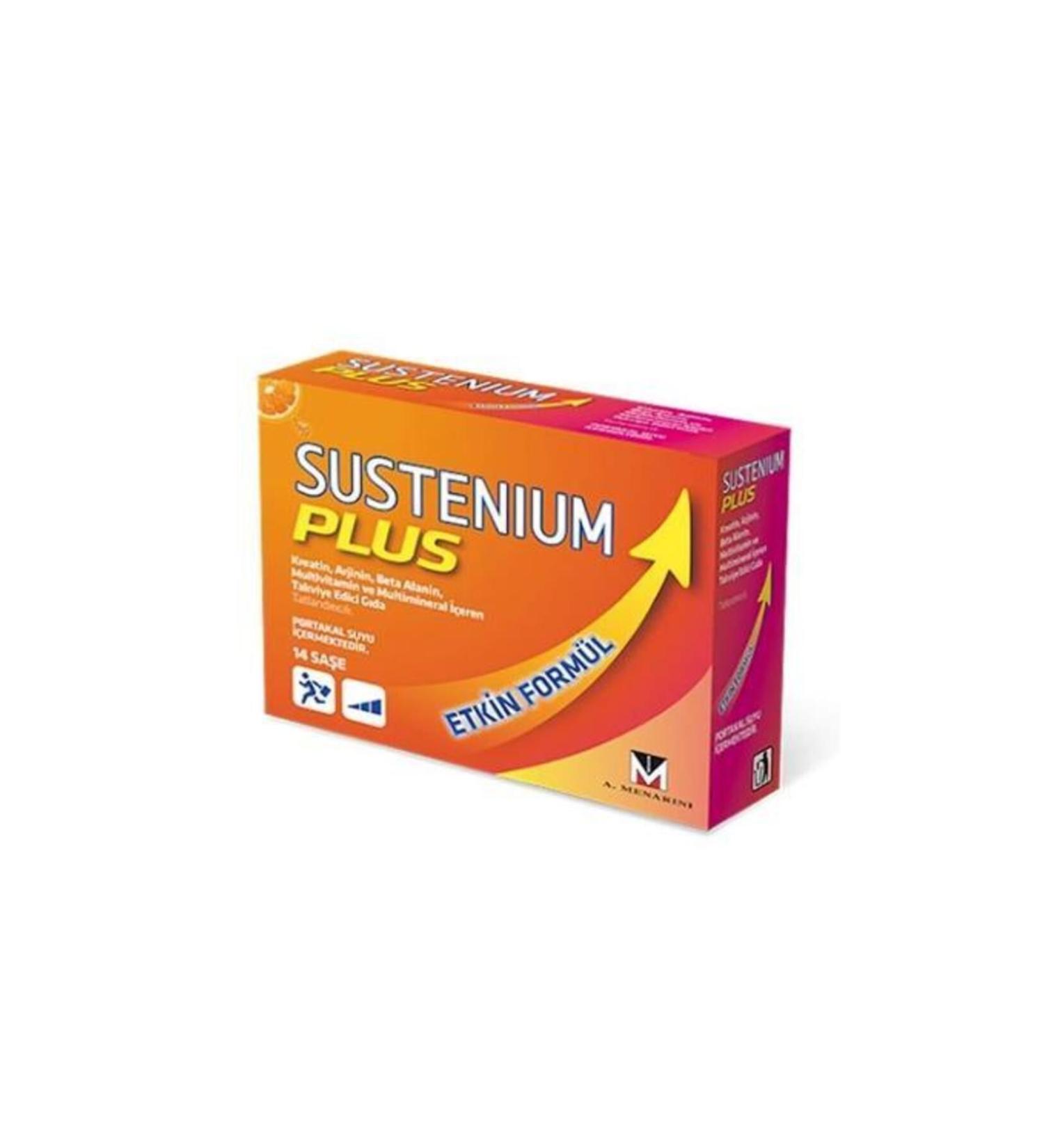 Sustenium Plus 14 Sachet CD Creatine Magnesium Iron Zinc Vitamins 8699832250084